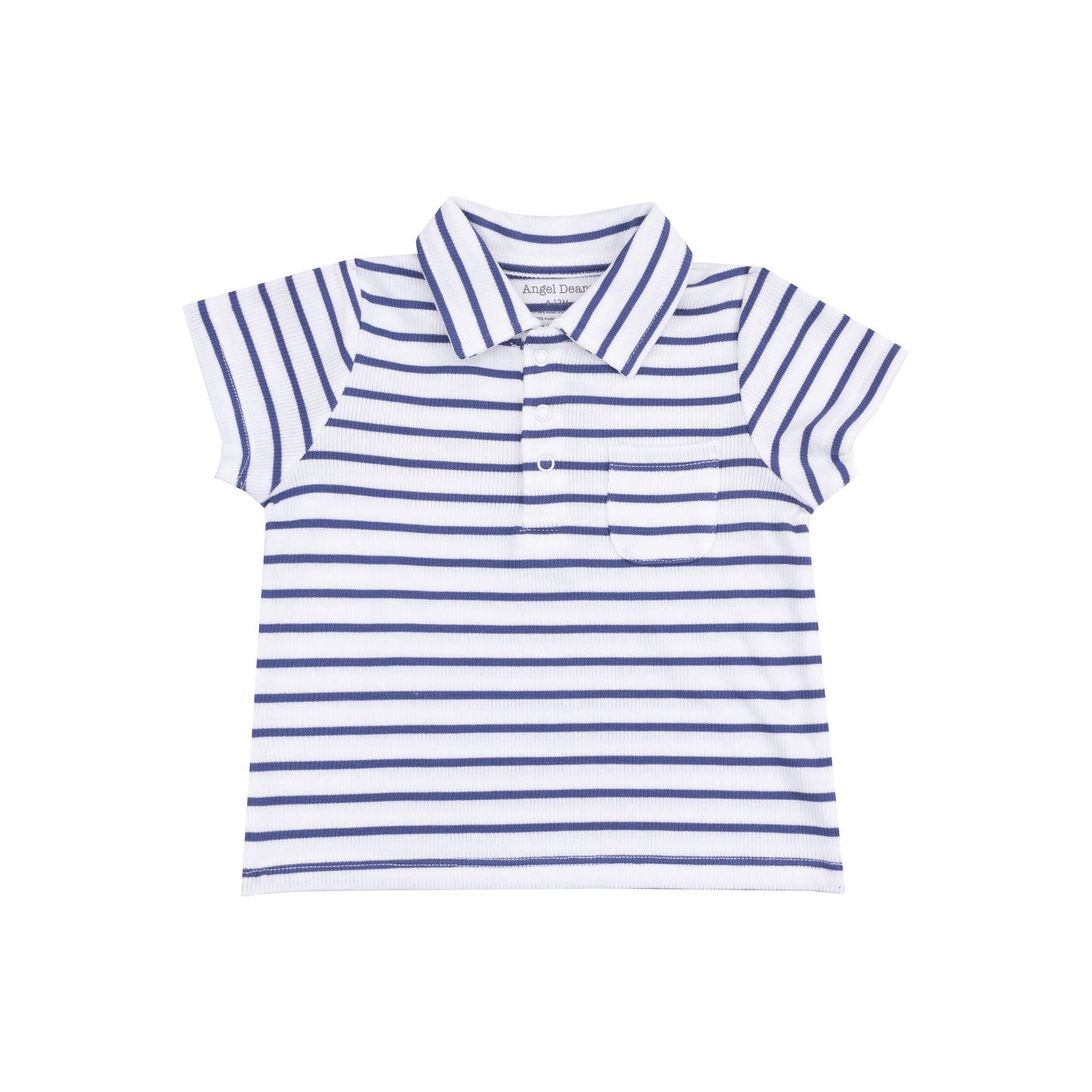 Polo Shirt And French Terry Short - Stripe Vintage Navy