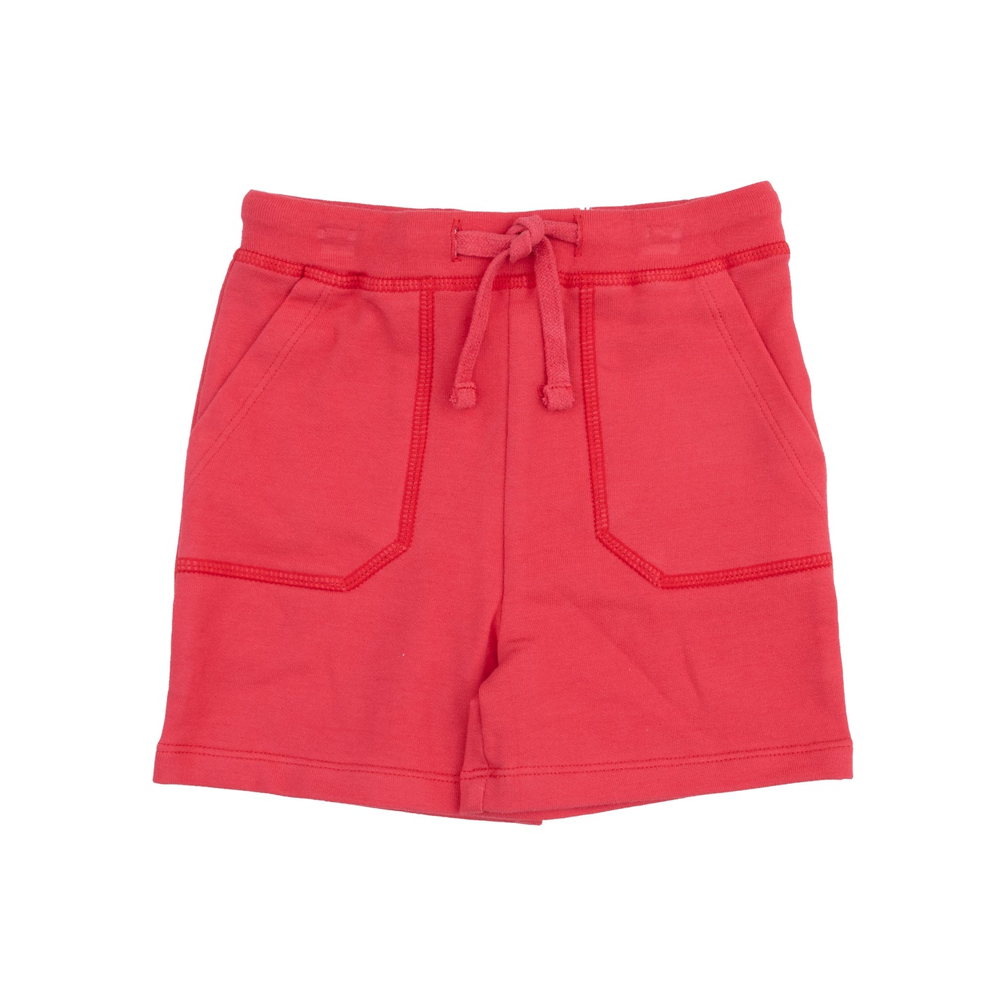 Pocket Shirt and Short French Terry - Stripe Vintage Red