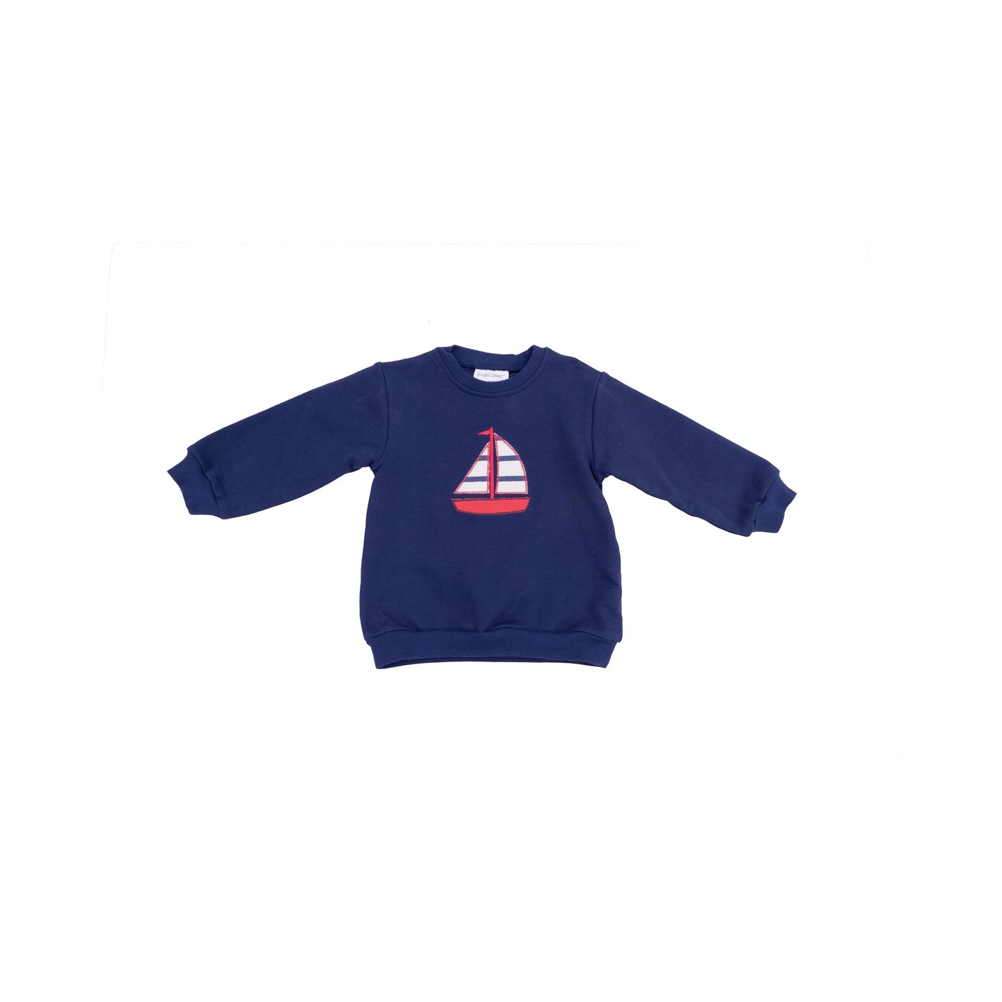 Oversized Applique Sweatshirt and Paperbag Short - Sailboat French Terry