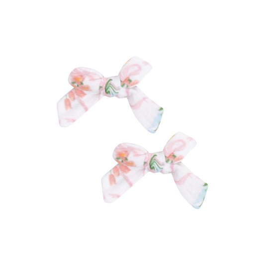 2 Pack Hair Bow with Clip - Ribbon Bouquets