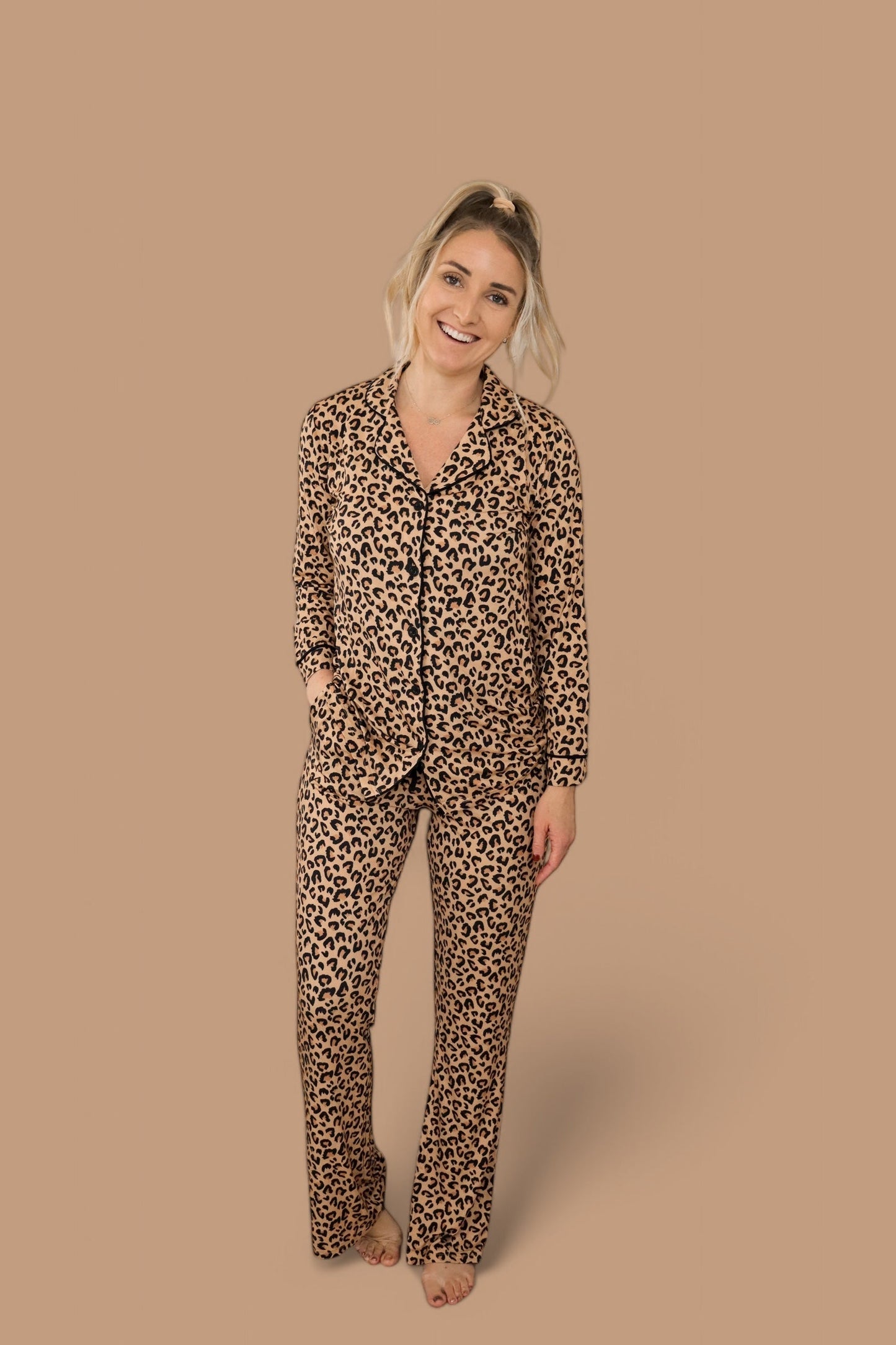 LEOPARD WOMEN'S RELAXED FLARE DREAM SET