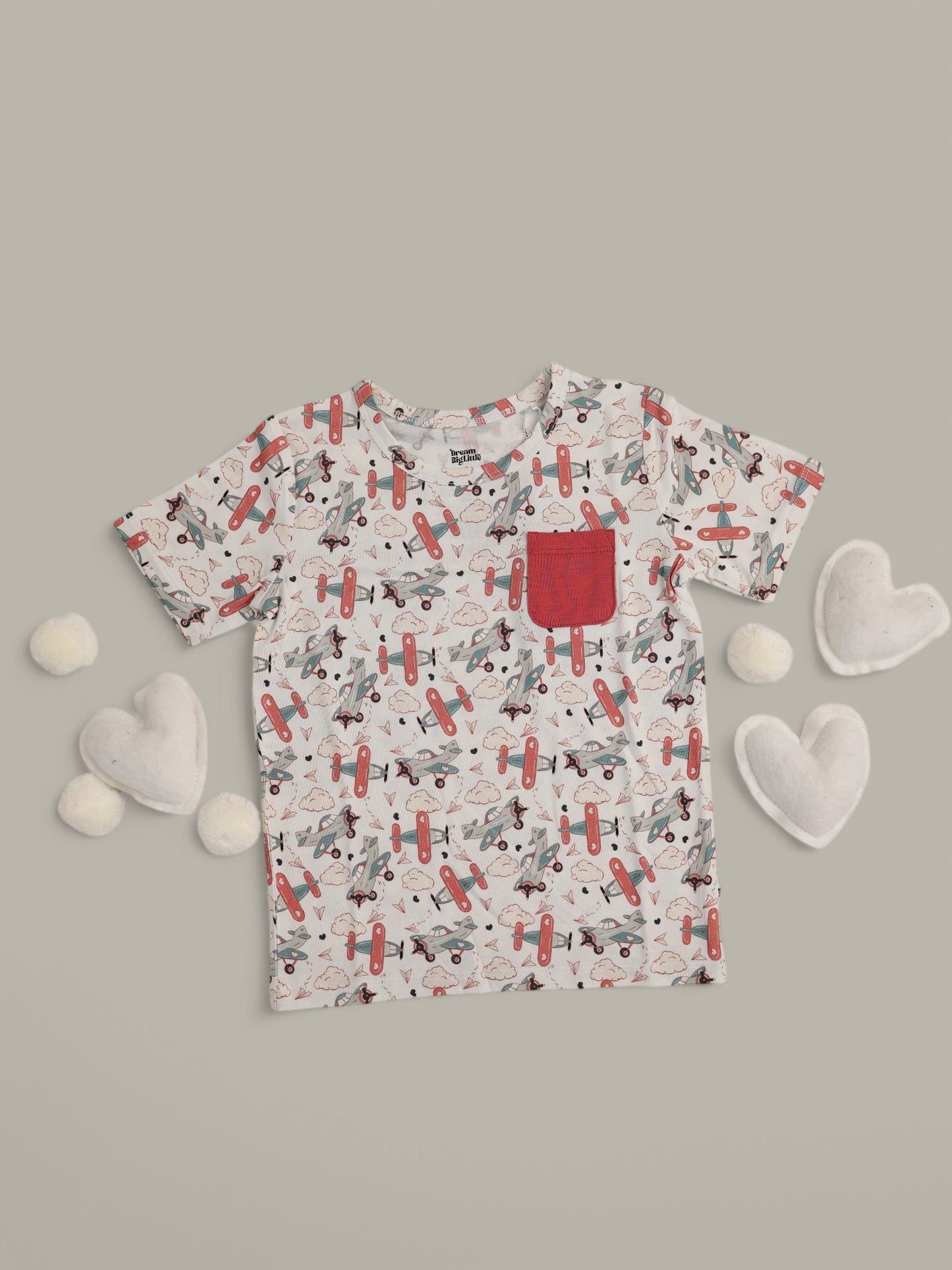 LOVE TAKES FLIGHT DREAM POCKET TEE