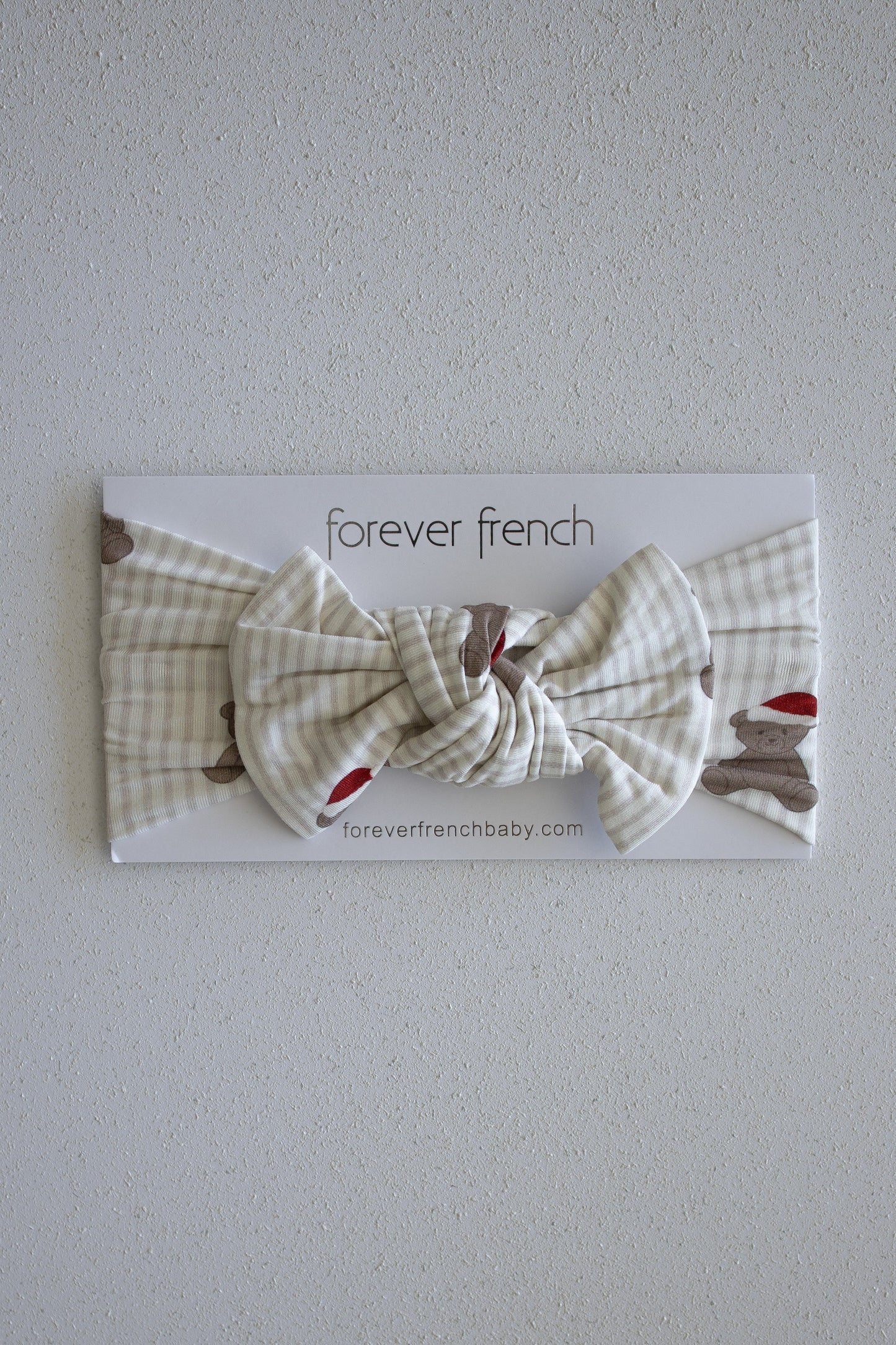 Bamboo Head Wrap | Santa Teddy
