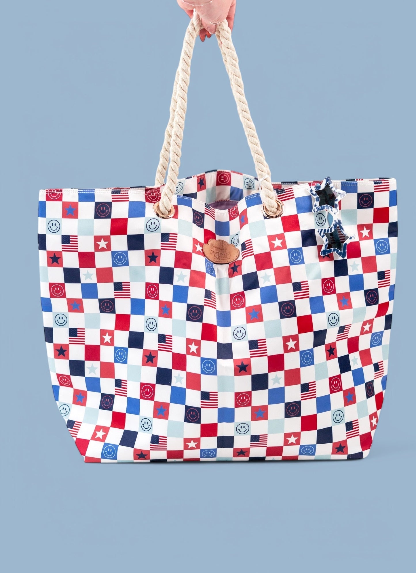 HOME OF THE FREE CHECKERS DREAM TOTE BAG