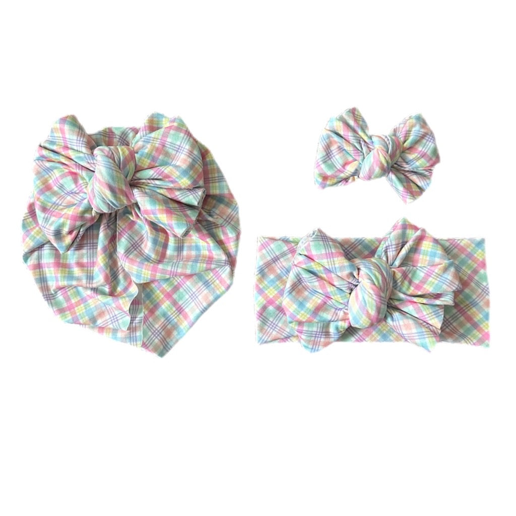 Blooming ~ Pastel Plaid