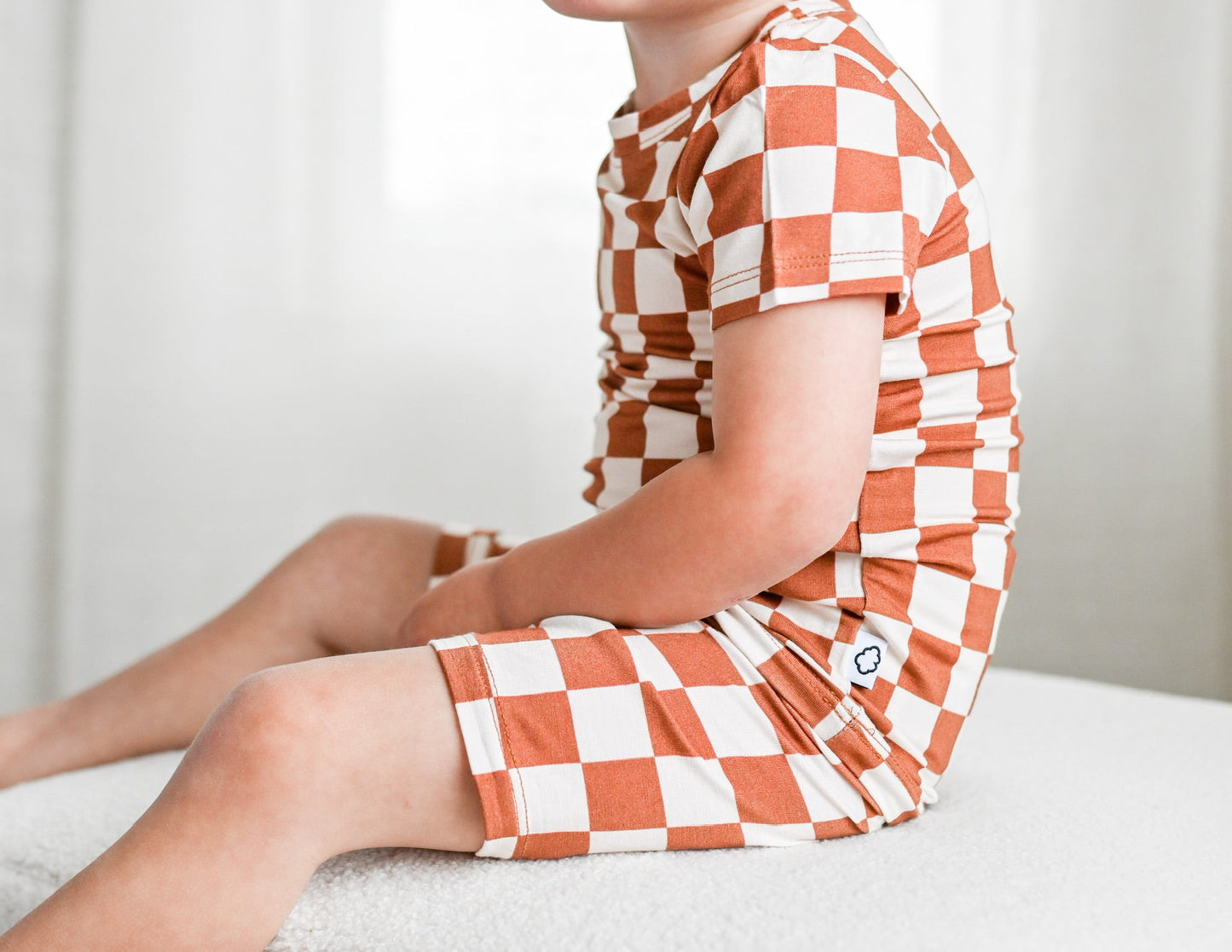 COPPER CHECKERS DREAM SHORT SET
