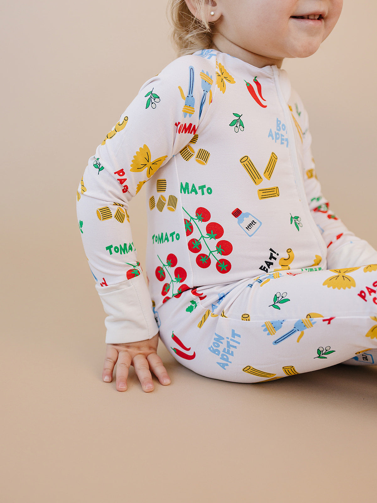Bamboo Zip Romper | Pasta Club