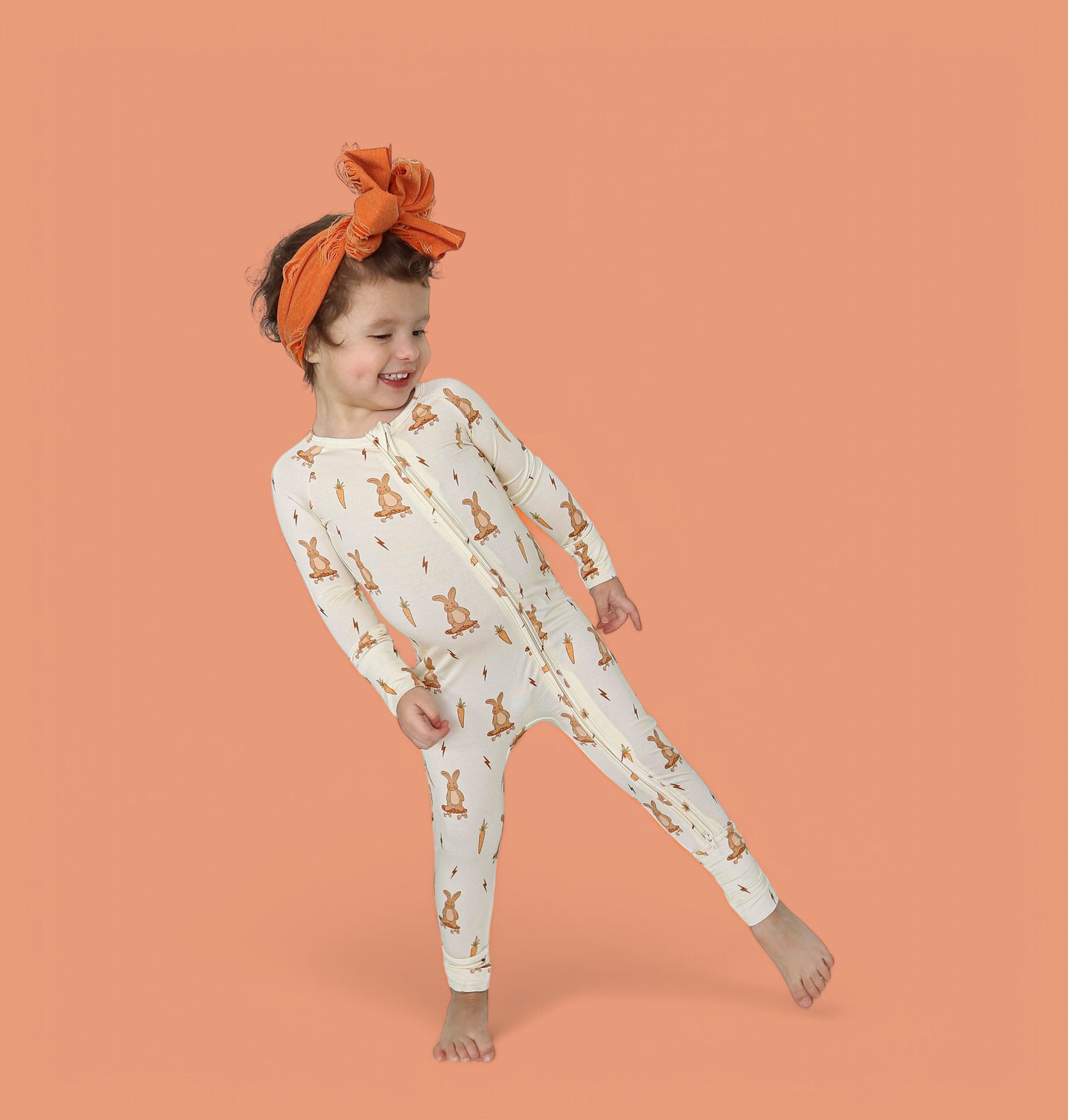 ROLLIN' RABBITS DREAM ROMPER