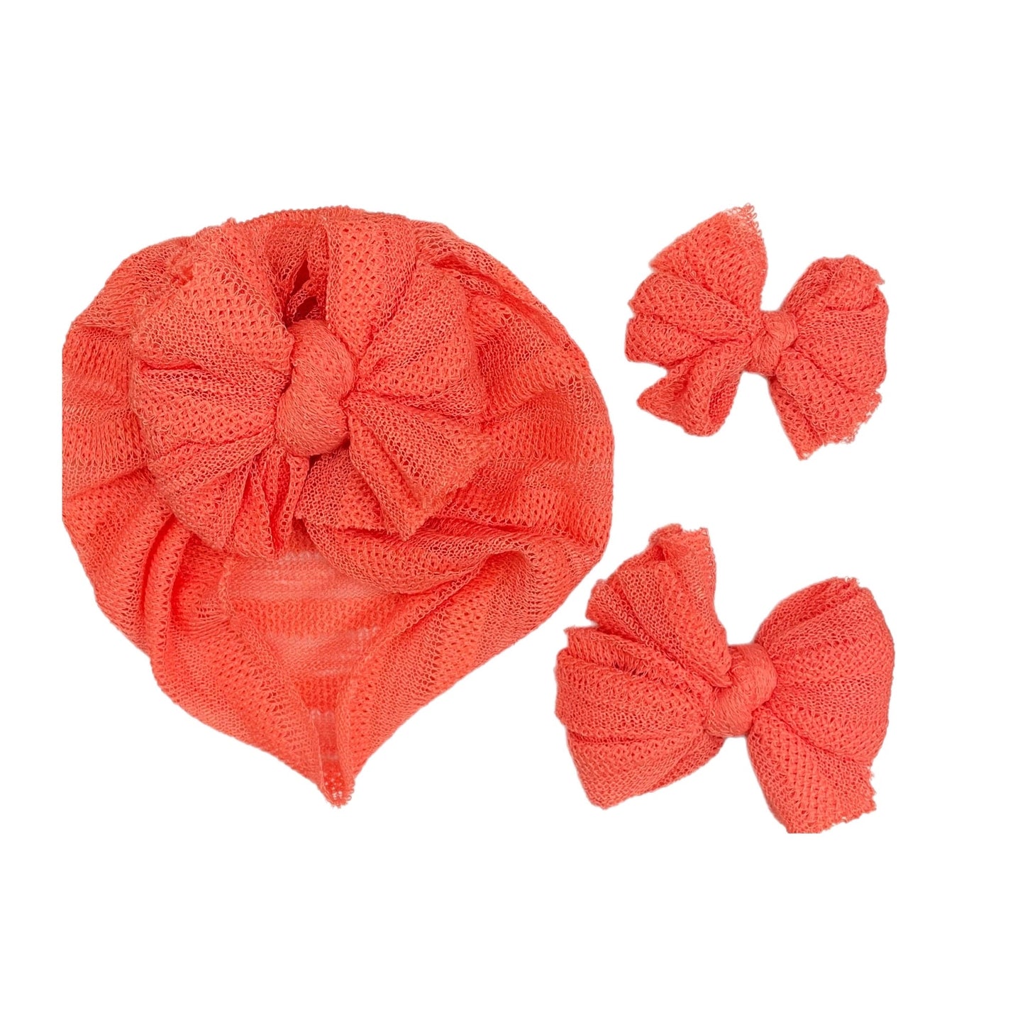 Creamsicle ~ Neon Orange Mesh