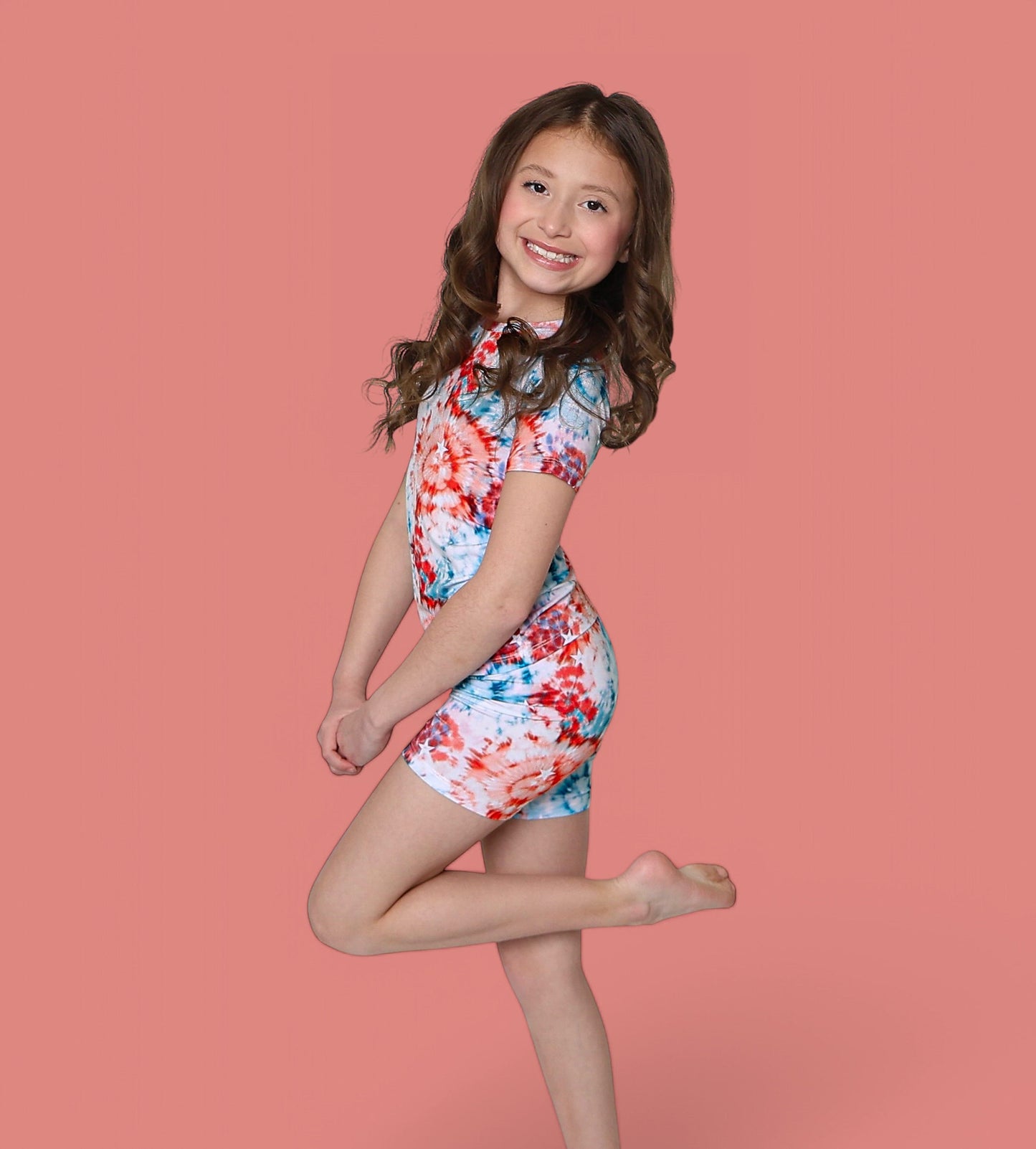 STARRY TIE DYE DREAM SHORT SET