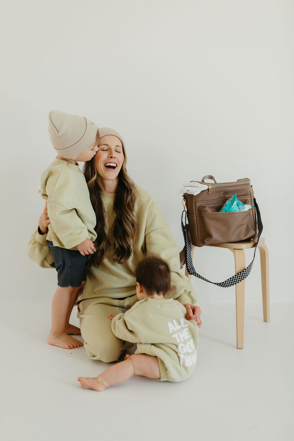 *PRE-ORDER SHIPS EARLY AUGUST* ff Diaper Bag | Taupe