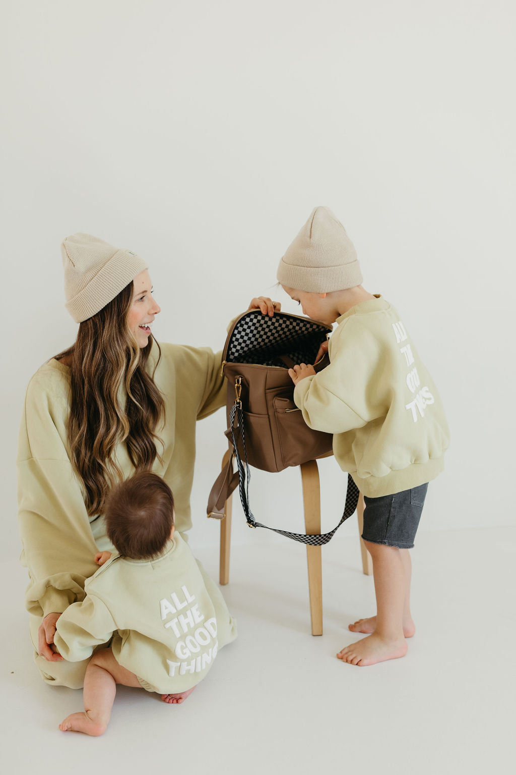*PRE-ORDER SHIPS EARLY AUGUST* ff Diaper Bag | Taupe