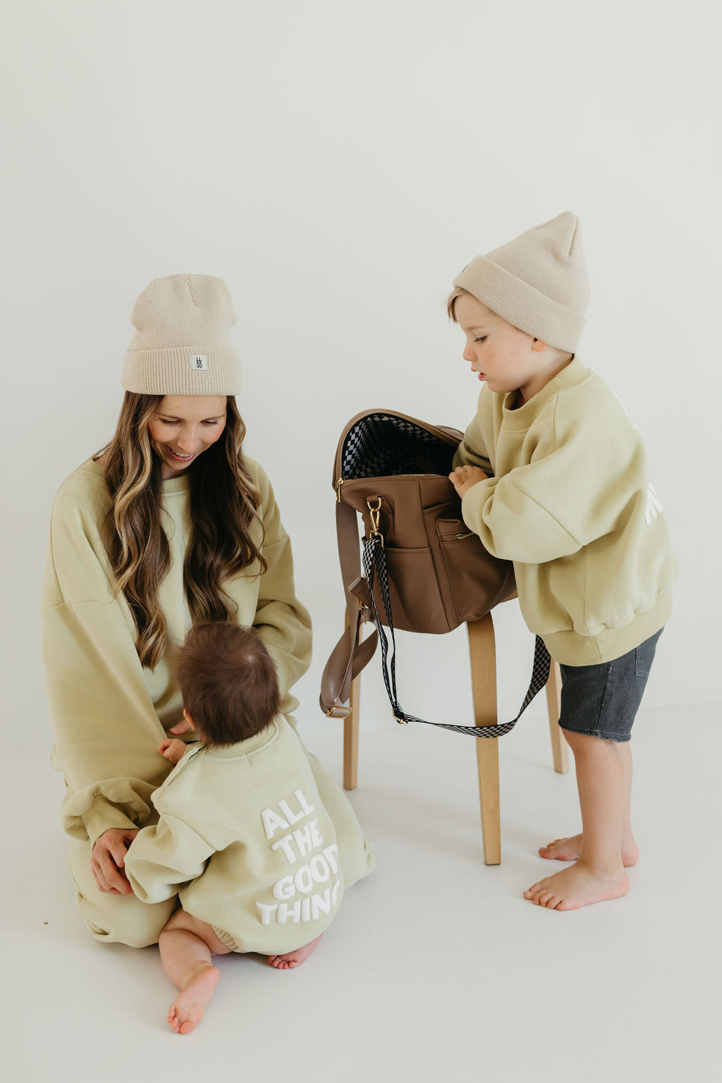 *PRE-ORDER SHIPS EARLY AUGUST* ff Diaper Bag | Taupe