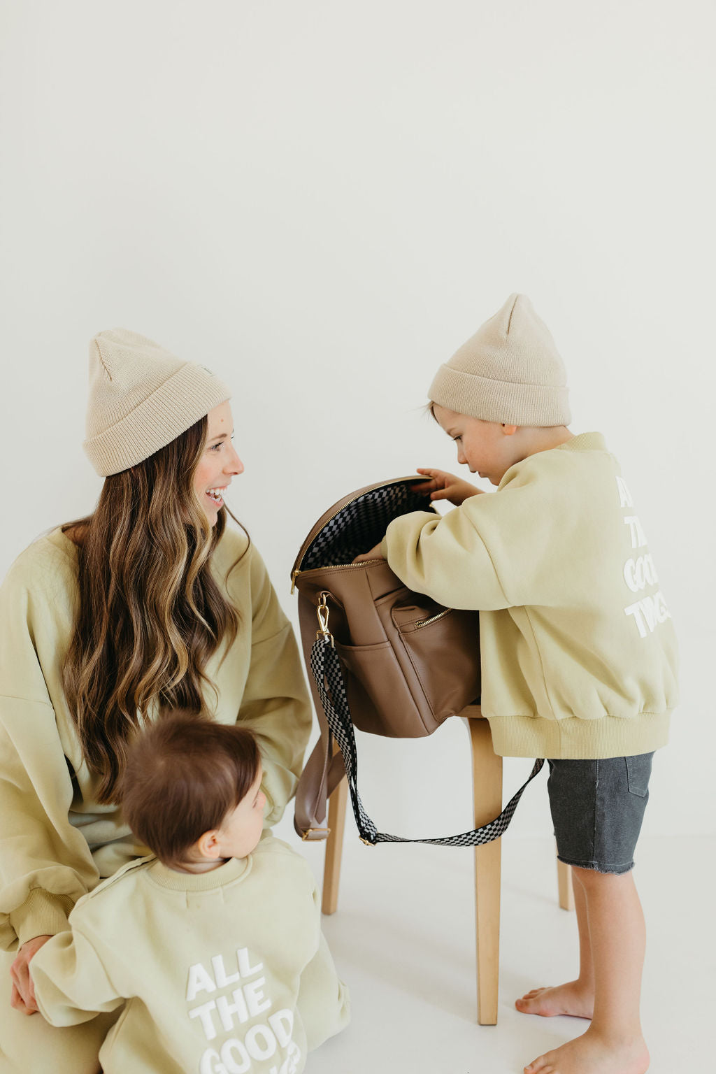 *PRE-ORDER SHIPS EARLY AUGUST* ff Diaper Bag | Taupe