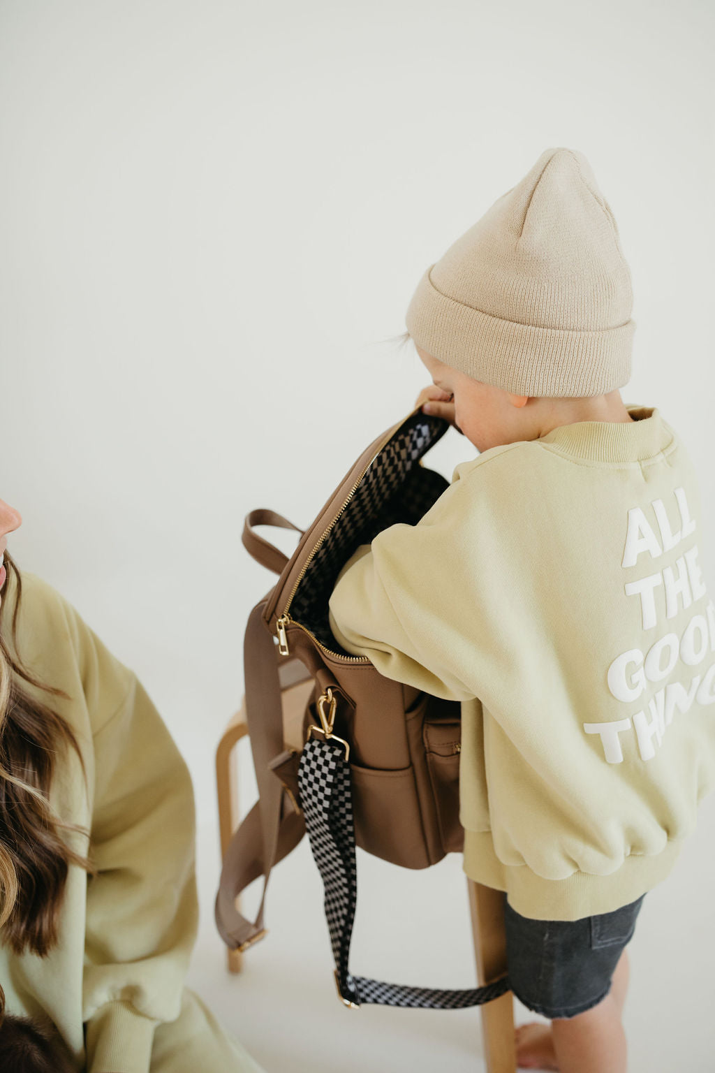 *PRE-ORDER SHIPS EARLY AUGUST* ff Diaper Bag | Taupe