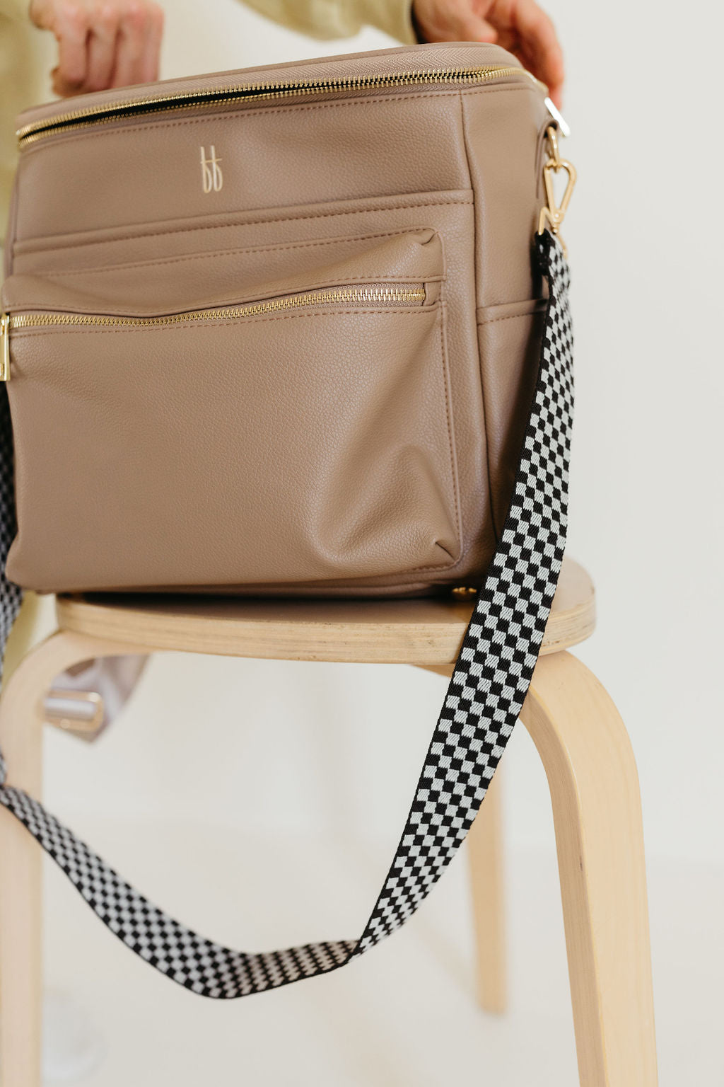 *PRE-ORDER SHIPS EARLY AUGUST* ff Diaper Bag | Taupe