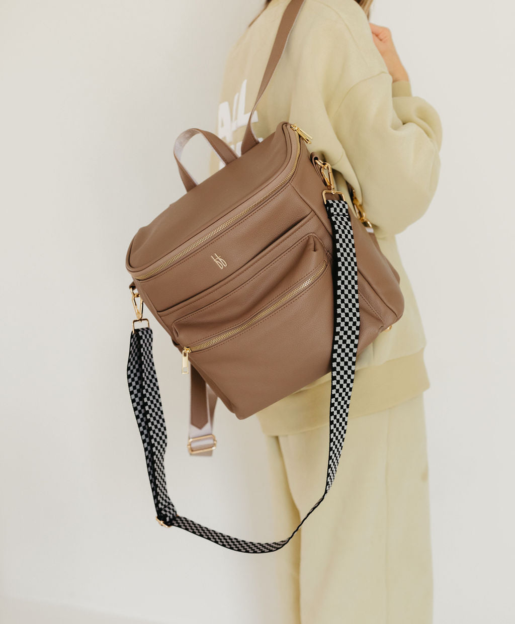 *PRE-ORDER SHIPS EARLY AUGUST* ff Diaper Bag | Taupe
