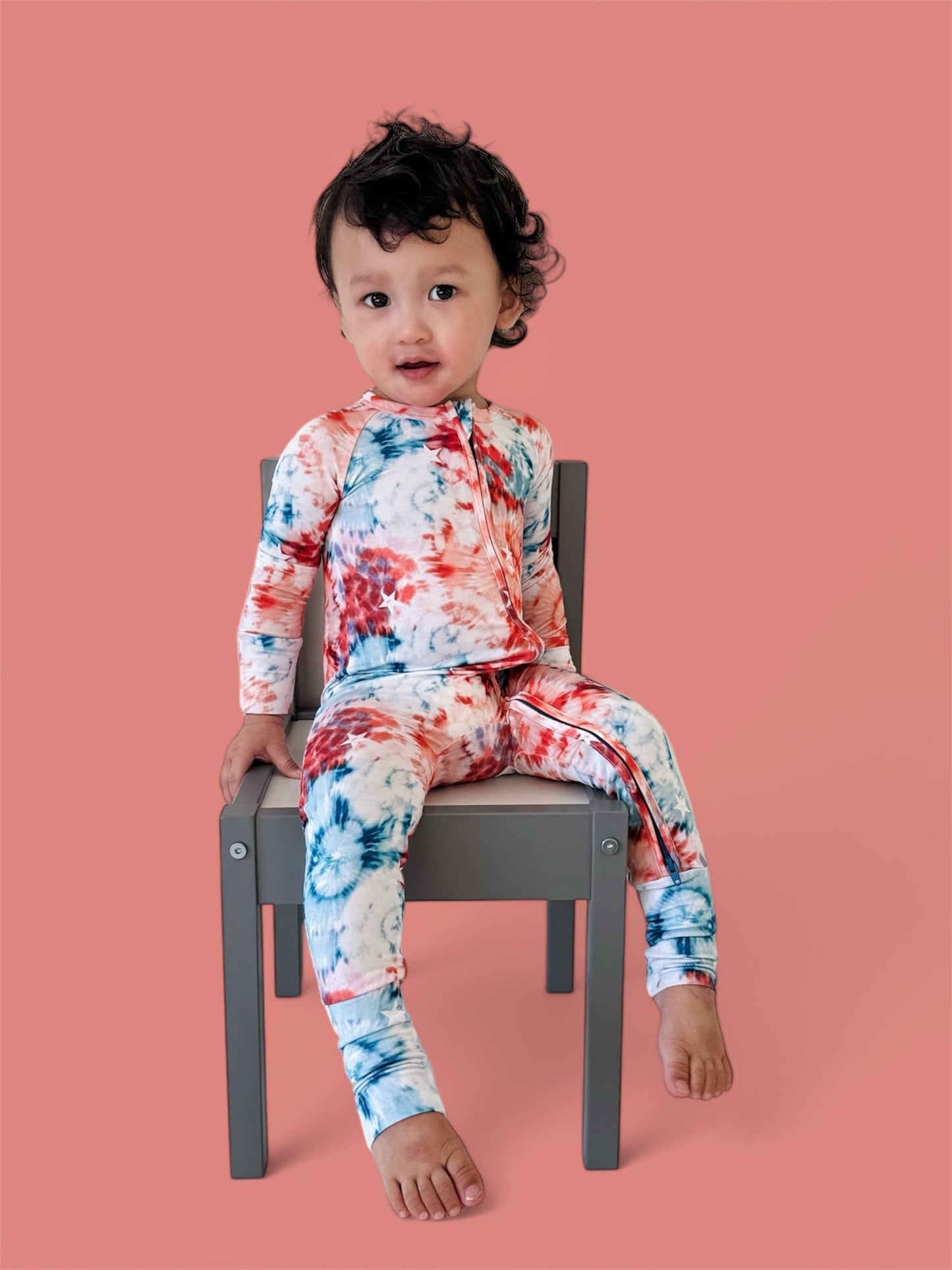 STARRY TIE DYE DREAM ROMPER