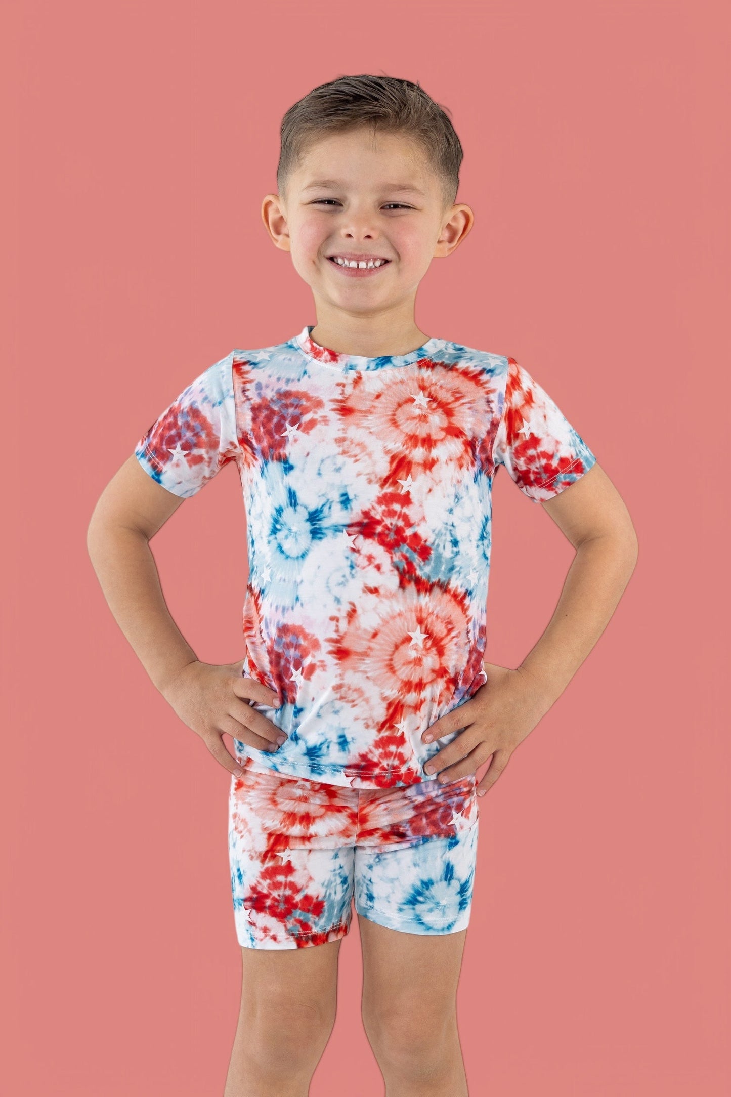 STARRY TIE DYE DREAM SHORT SET