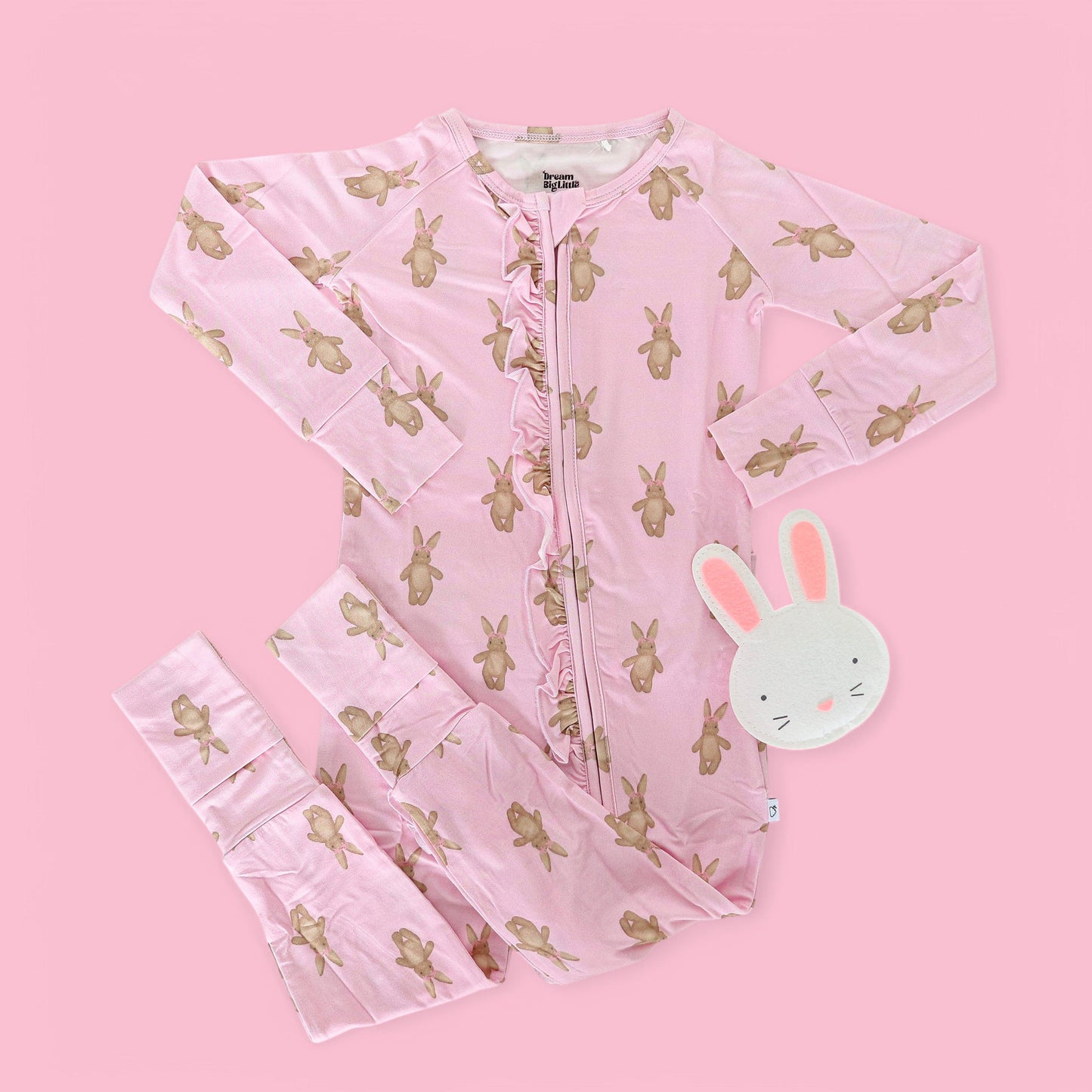 BLUSHIN' BUNNIES DREAM RUFFLE ROMPER