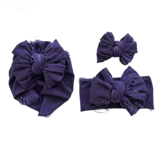 Salem ~ Dark Purple Distressed