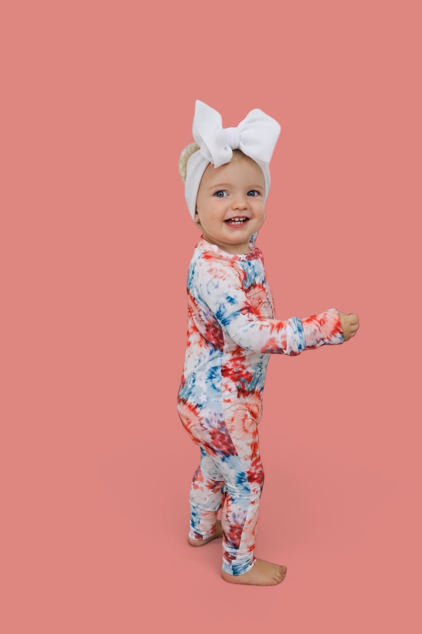 STARRY TIE DYE DREAM ROMPER