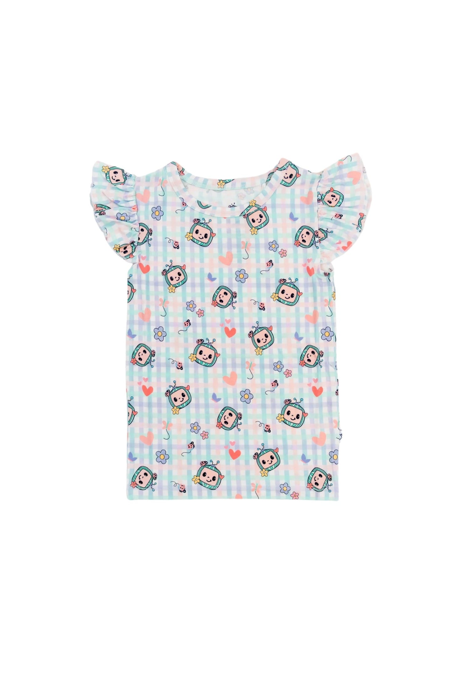Dream Big Little Co x CoComelon SPRINGTIME MELON DREAM CAP SEEVE TOP