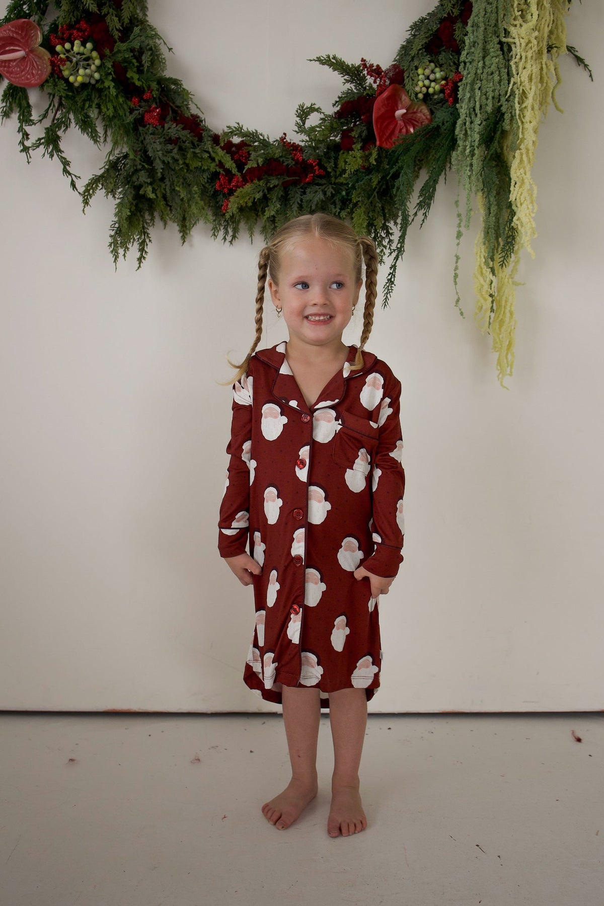 Bamboo Sleeping Dress | Vintage Santa