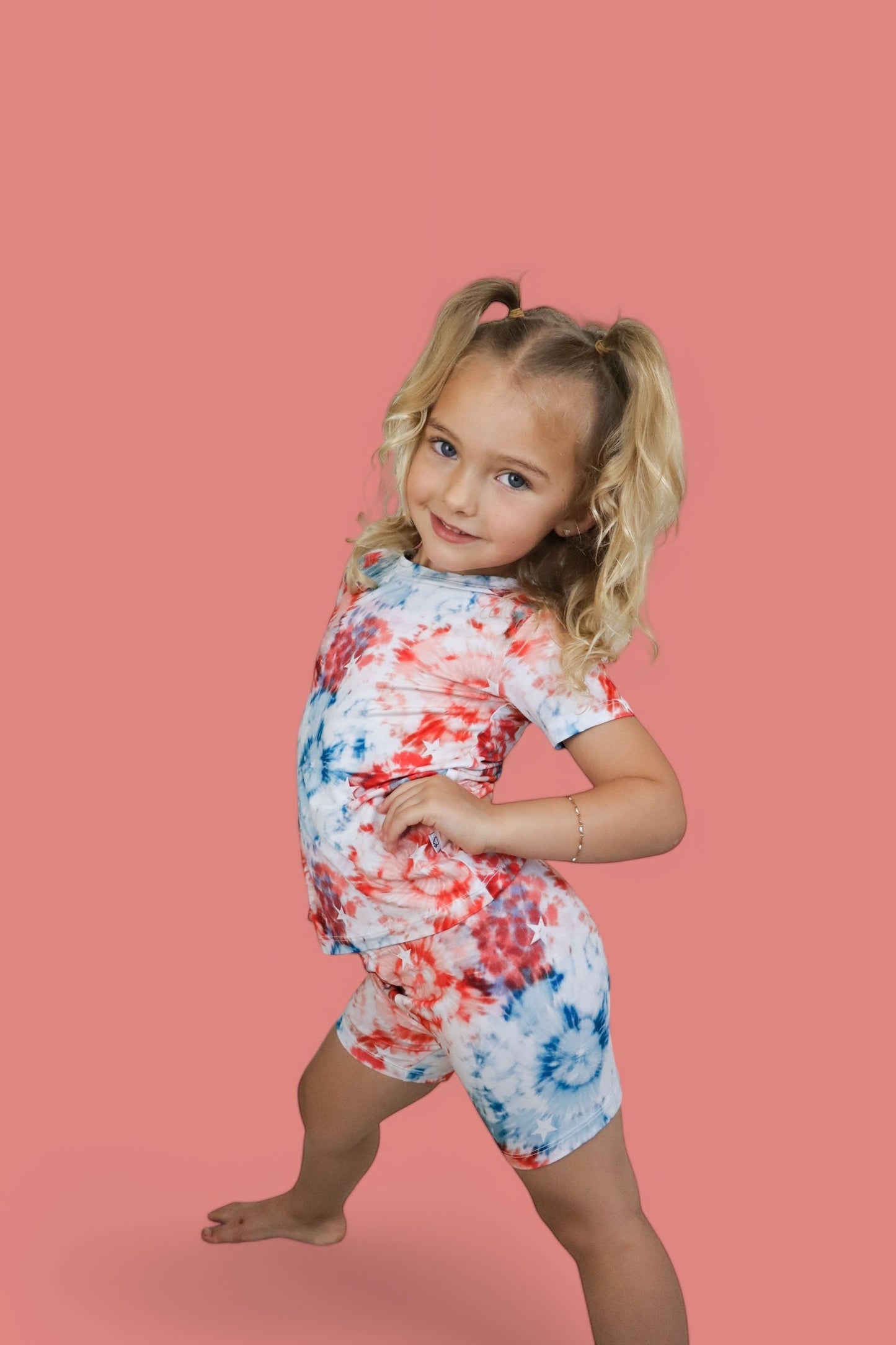 STARRY TIE DYE DREAM SHORT SET