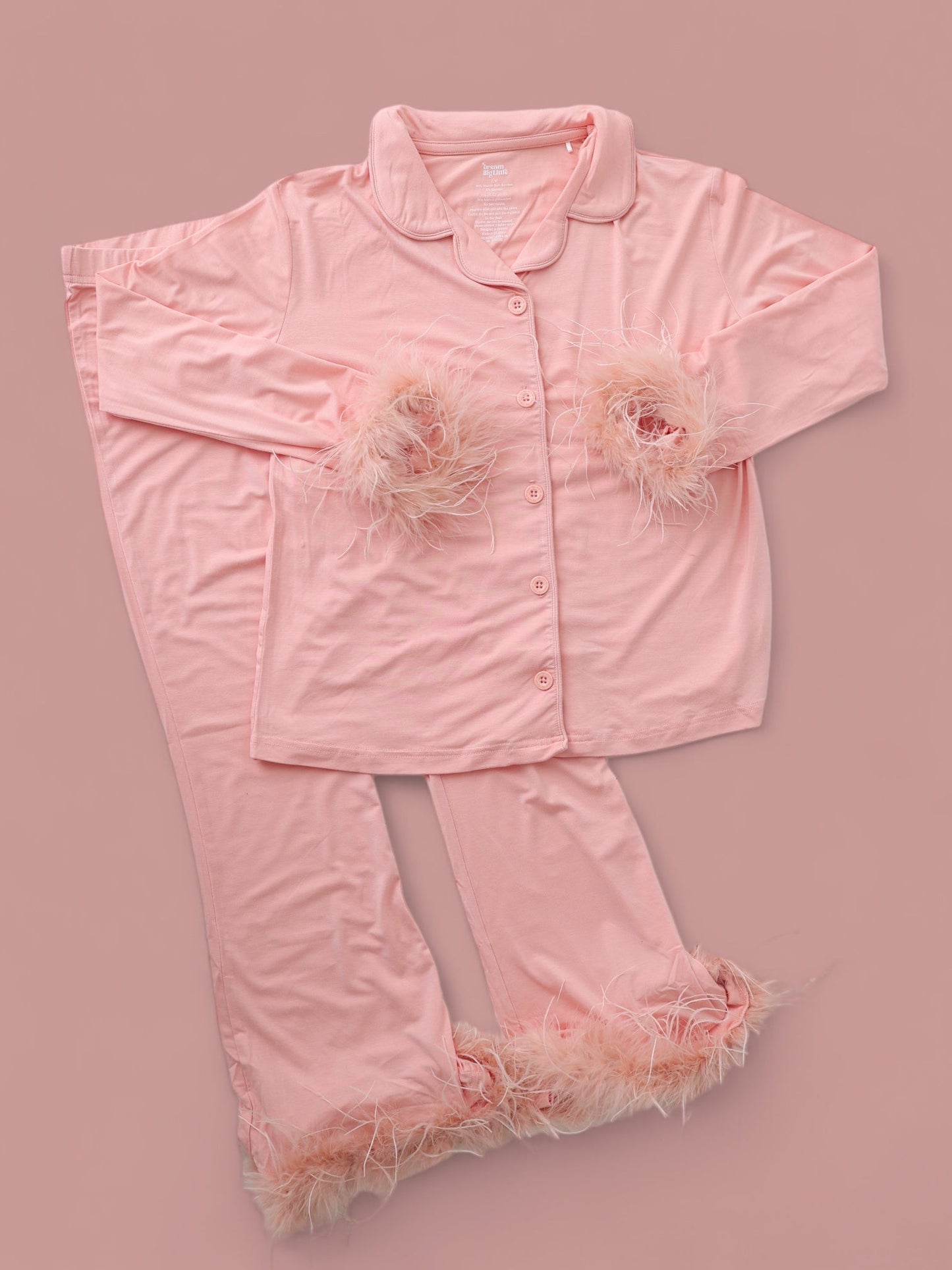 CORAL GIRL’S FLARE FEATHERED DREAM SET