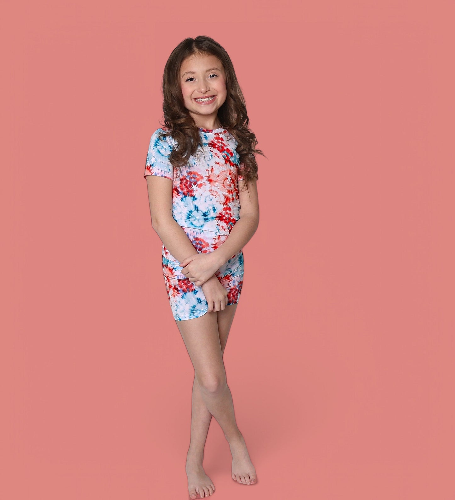 STARRY TIE DYE DREAM SHORT SET