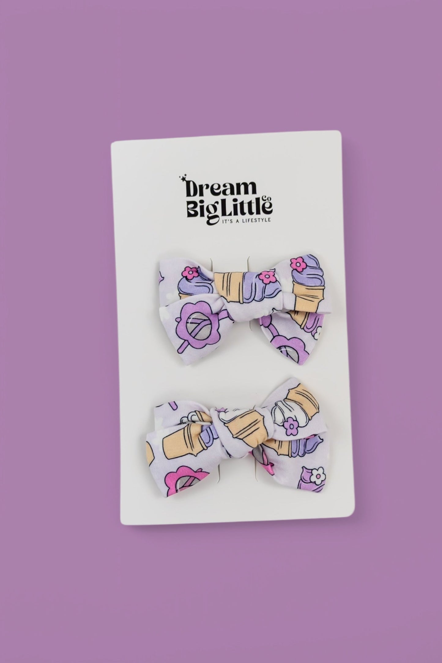 SWEET SUMMER DREAM BOW HAIR CLIPS