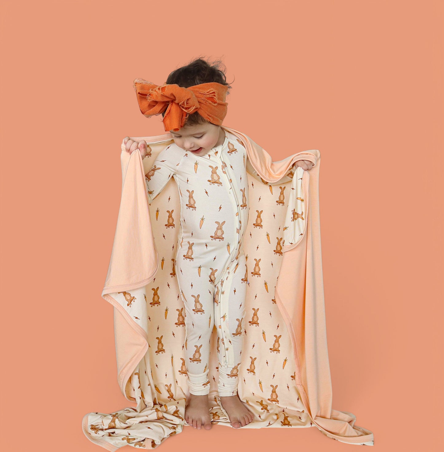 ROLLIN' RABBITS DREAM ROMPER