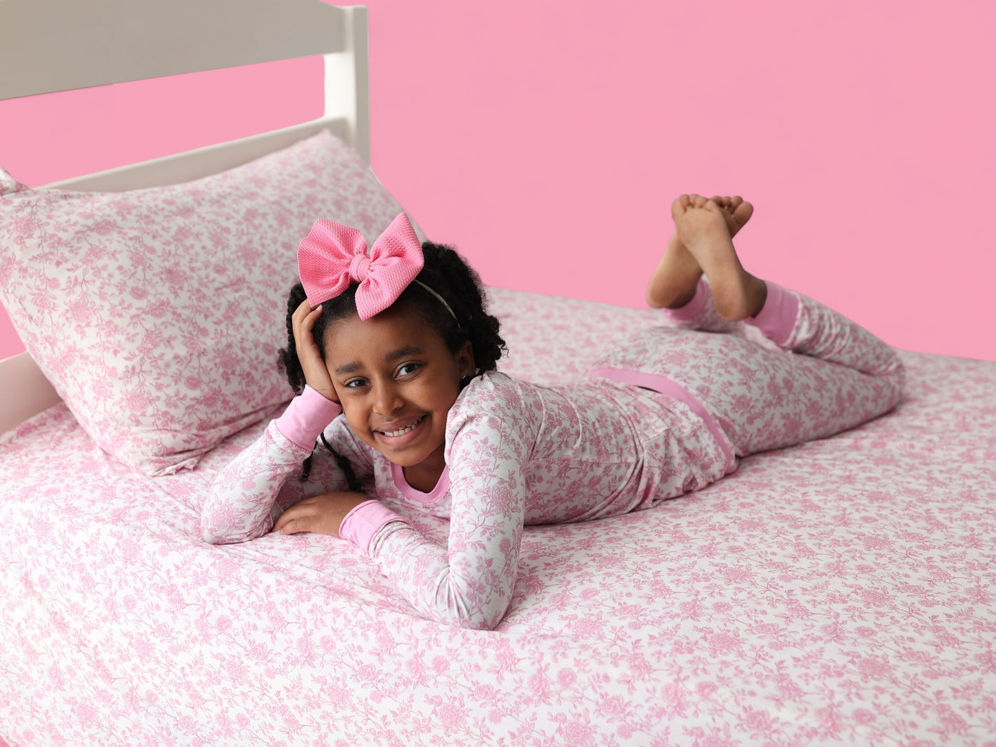 ROSEWOOD TOILE DREAM TWIN SHEET SET