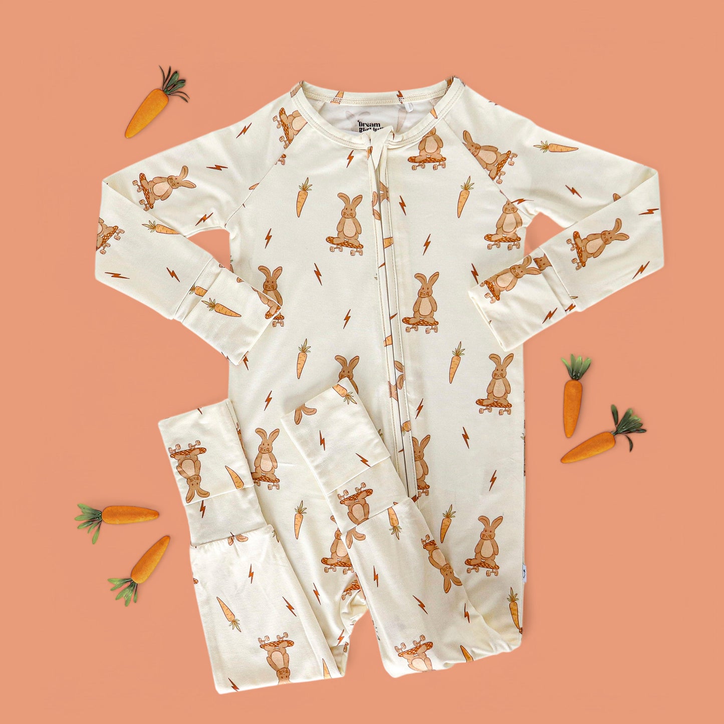 ROLLIN' RABBITS DREAM ROMPER