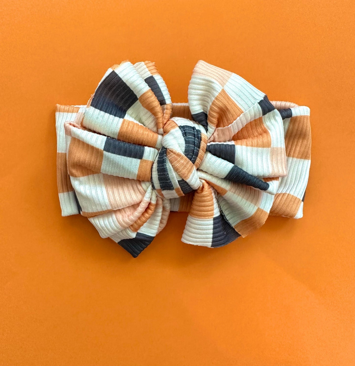 Ghouls Night ~ Black, White, & Orange Checkers