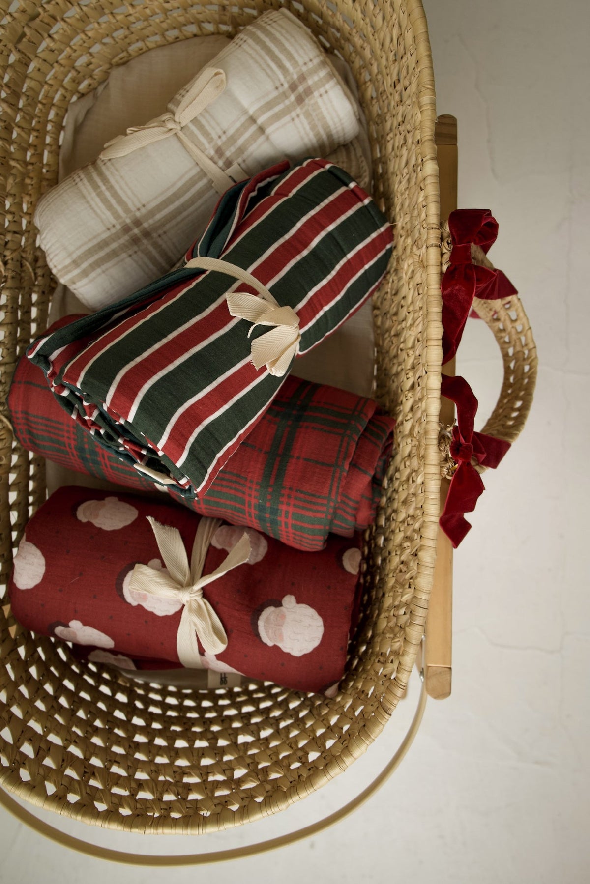 Muslin Quilt | Vintage Santa