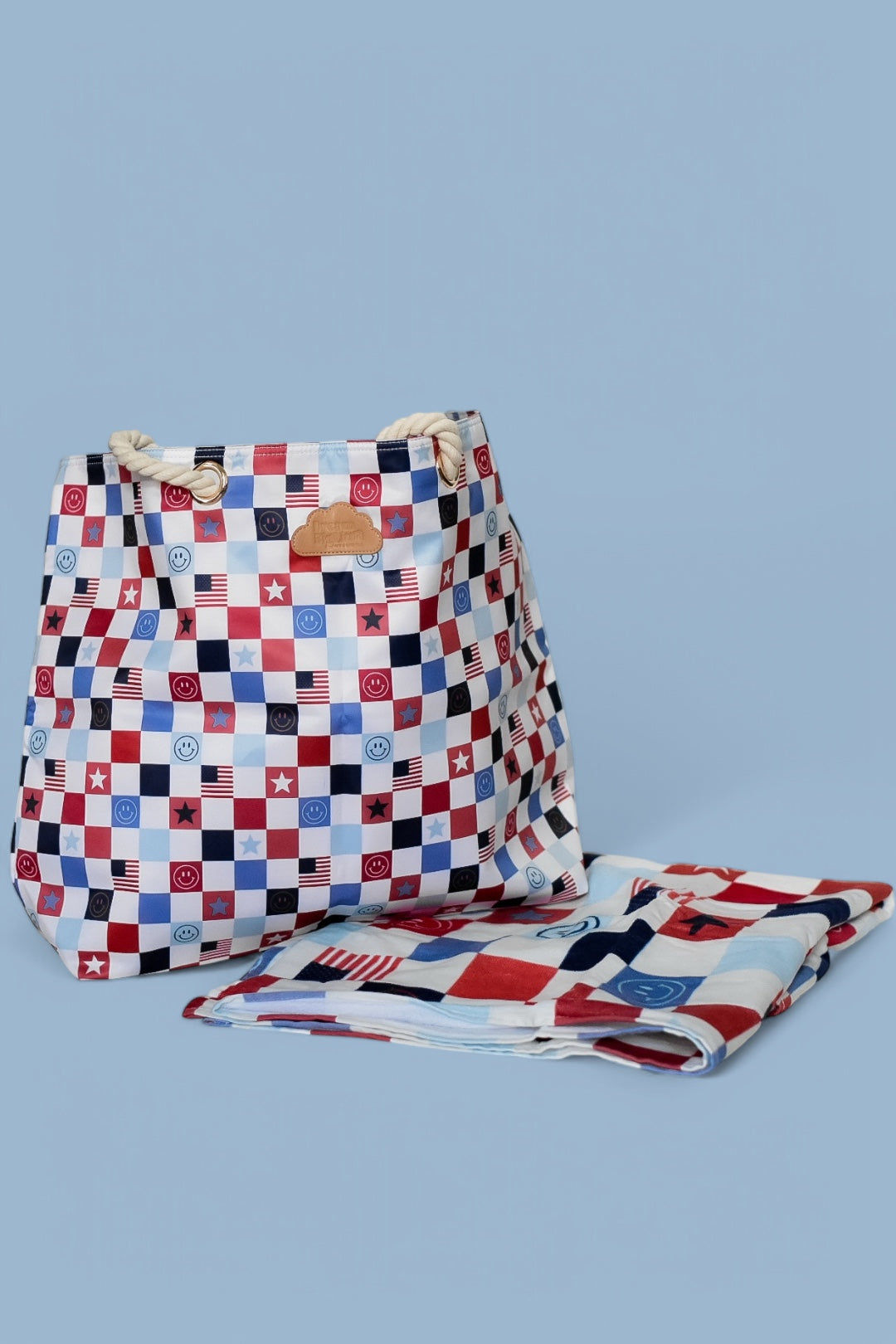 HOME OF THE FREE CHECKERS DREAM TOTE BAG