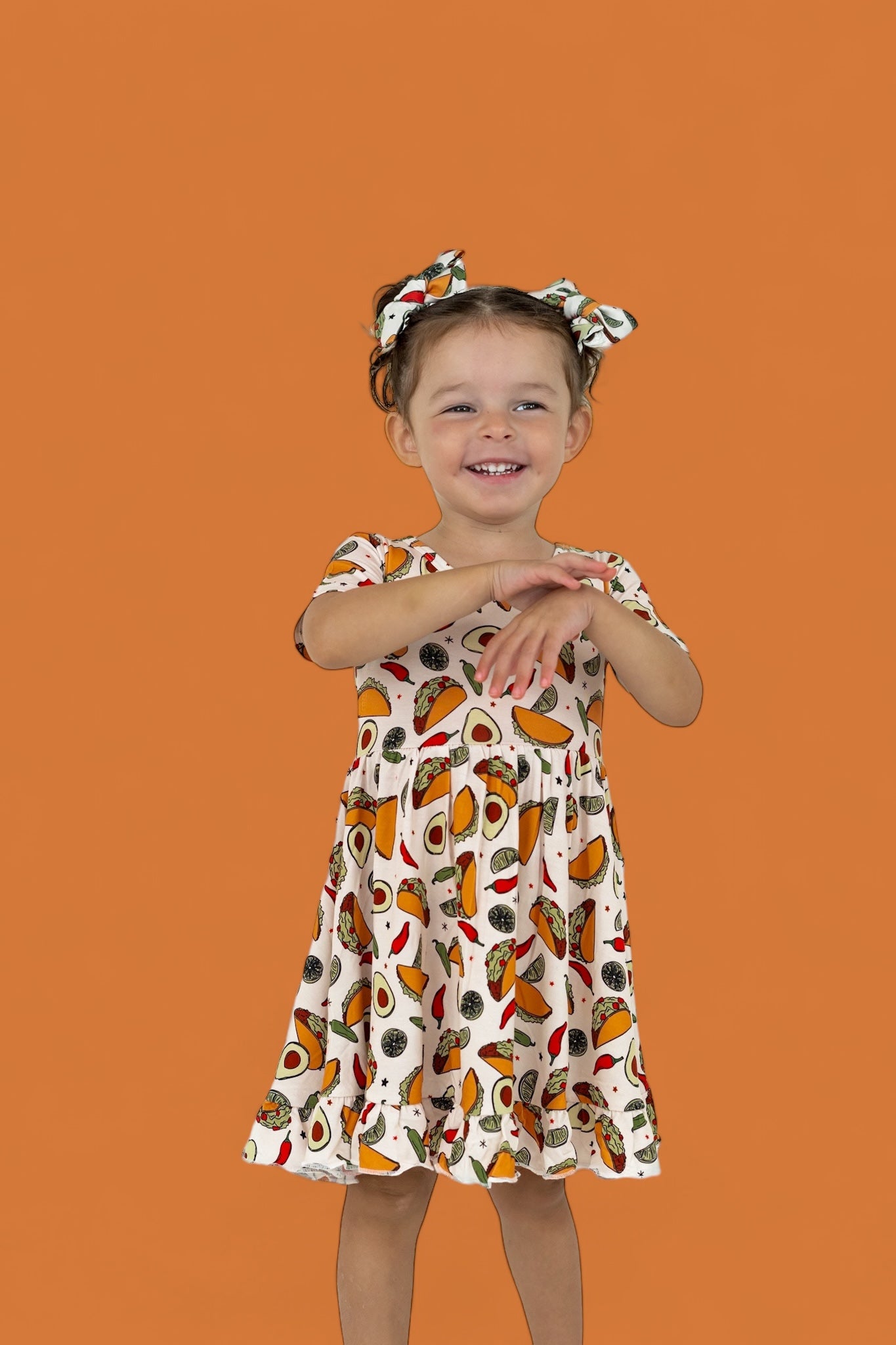 EXCLUSIVE TACO TUESDAY DREAM BOW HAIR CLIPS