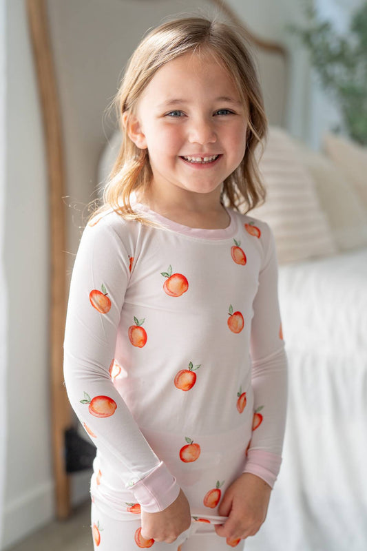 Sweet Peach | Two Piece Pajama Set