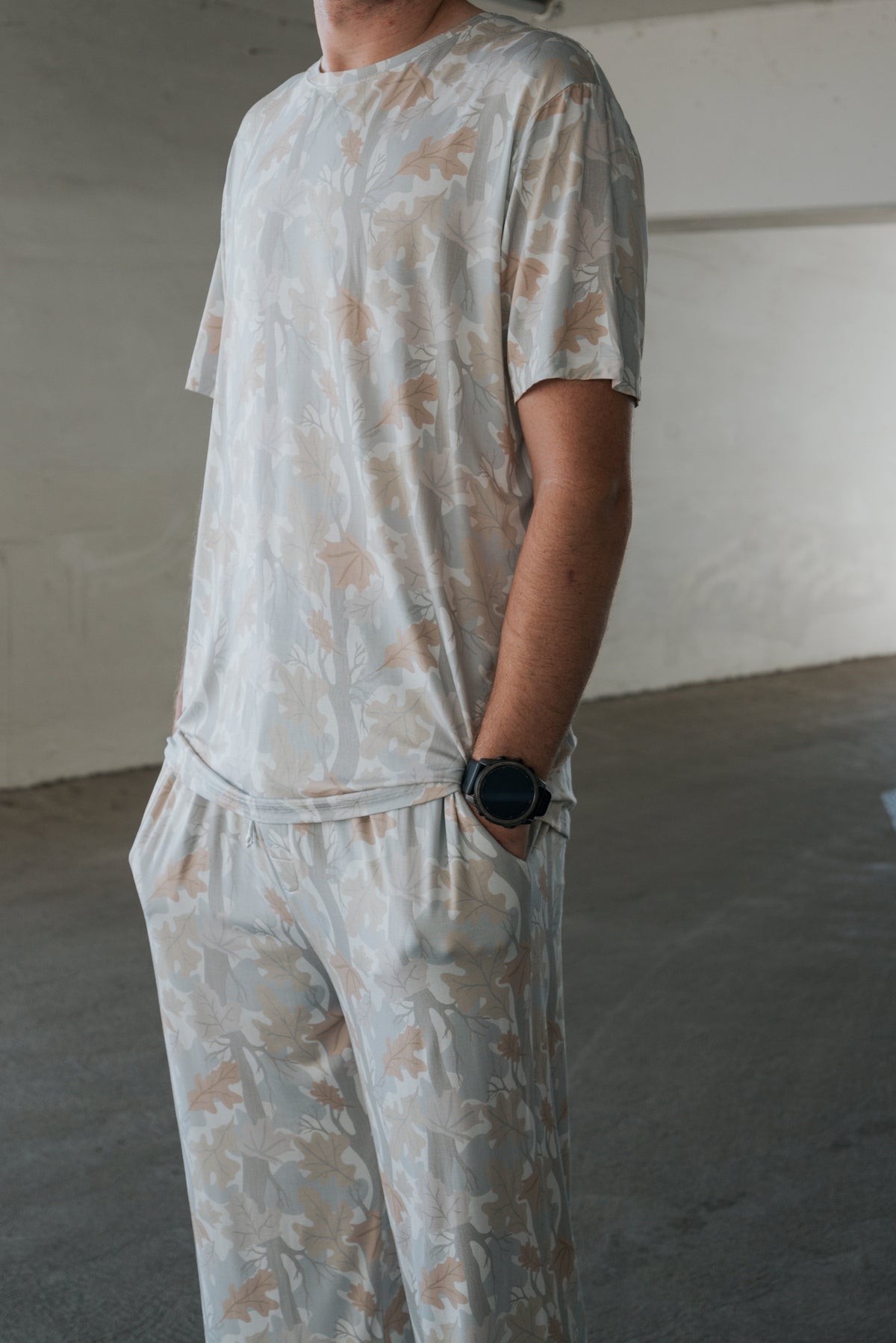 Men's Bamboo Short Sleeve Pajama | Woodland