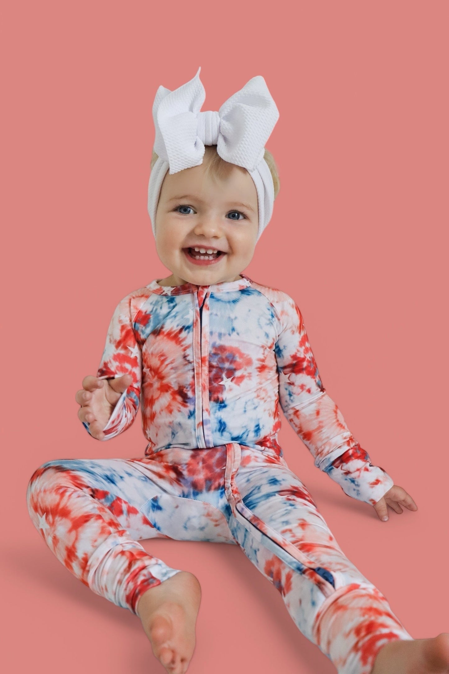 STARRY TIE DYE DREAM ROMPER