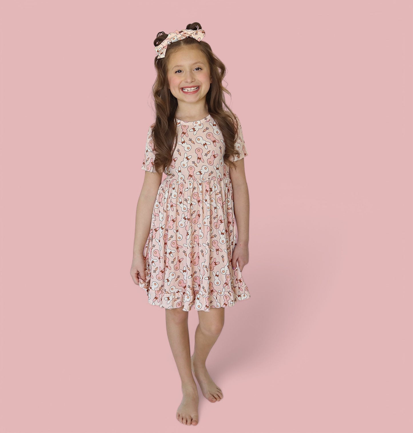 BUNNIES AND BOWS DREAM RUFFLE DRESS