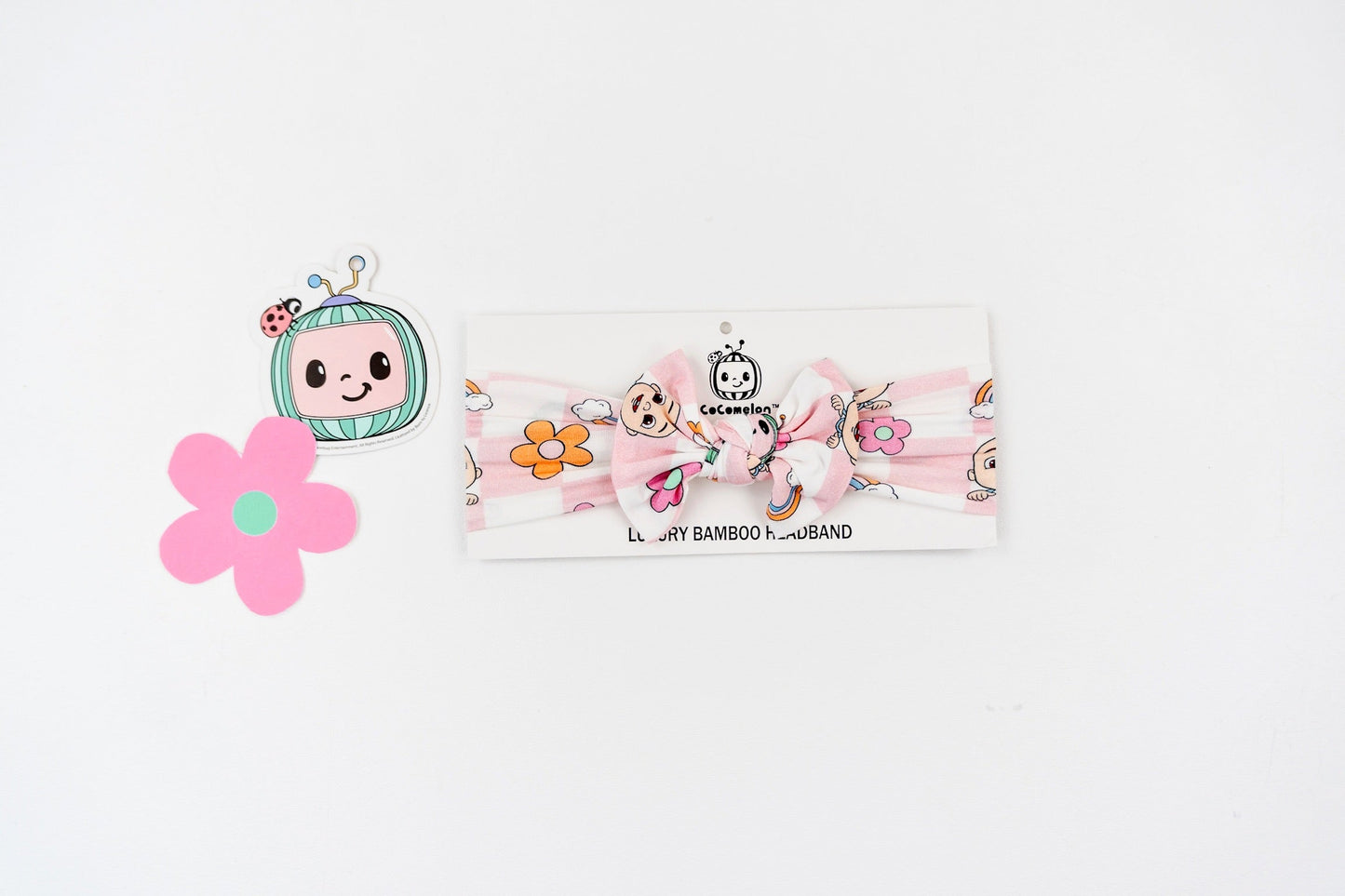 Dream Big Little Co x CoComelon JJ RAINBOW CHECKERS DREAM BOW