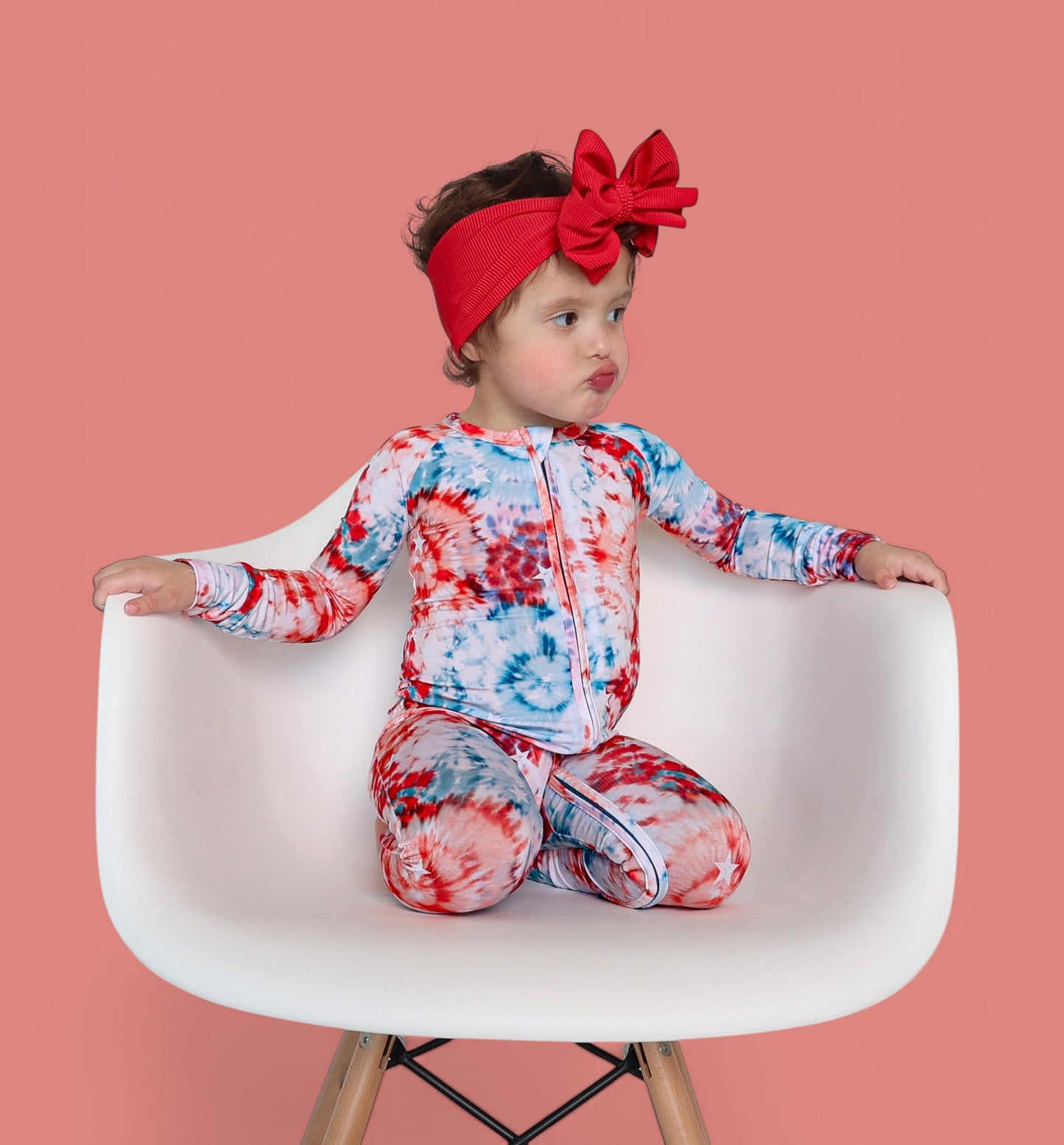 STARRY TIE DYE DREAM ROMPER
