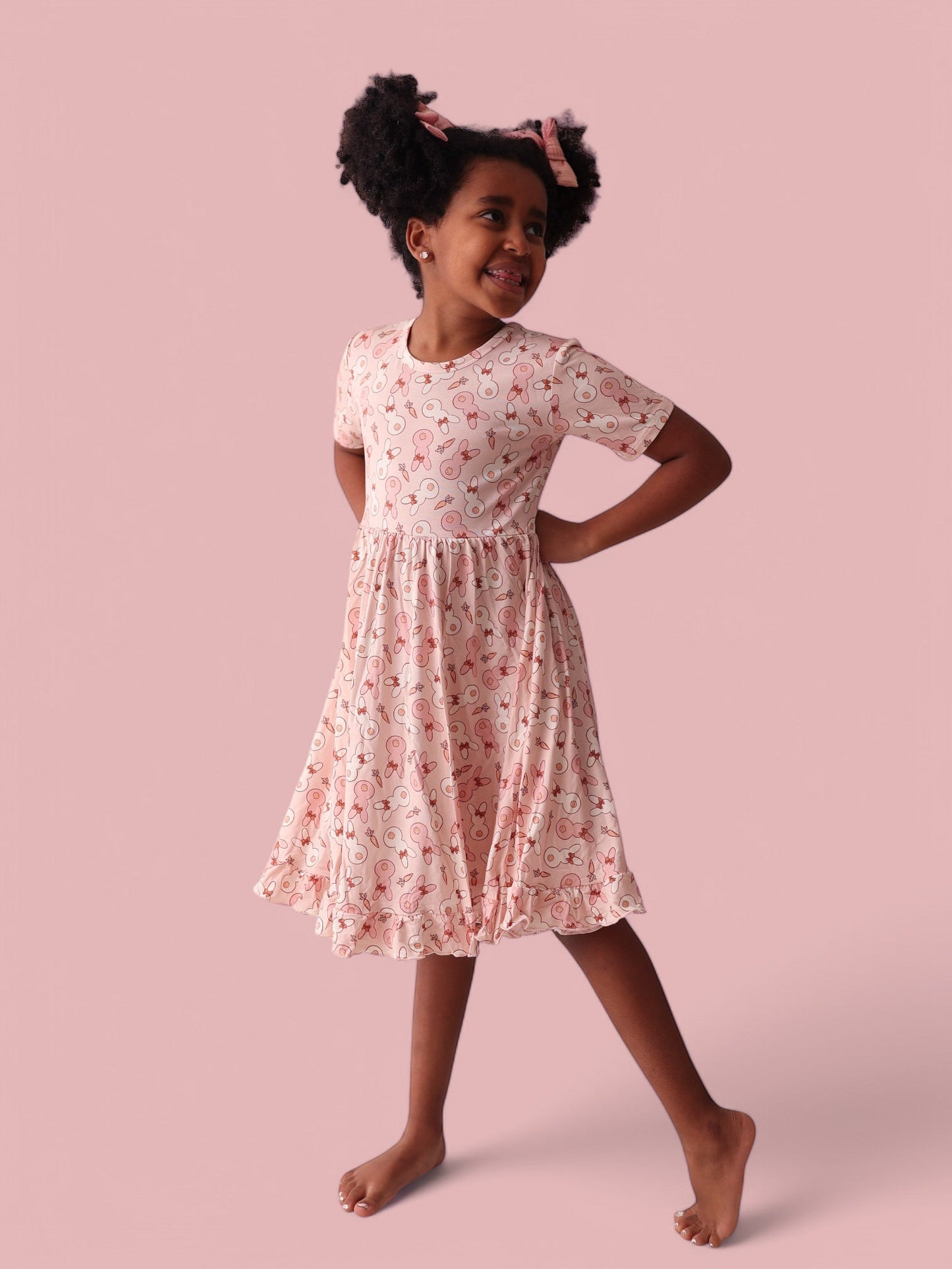 BUNNIES AND BOWS DREAM RUFFLE DRESS