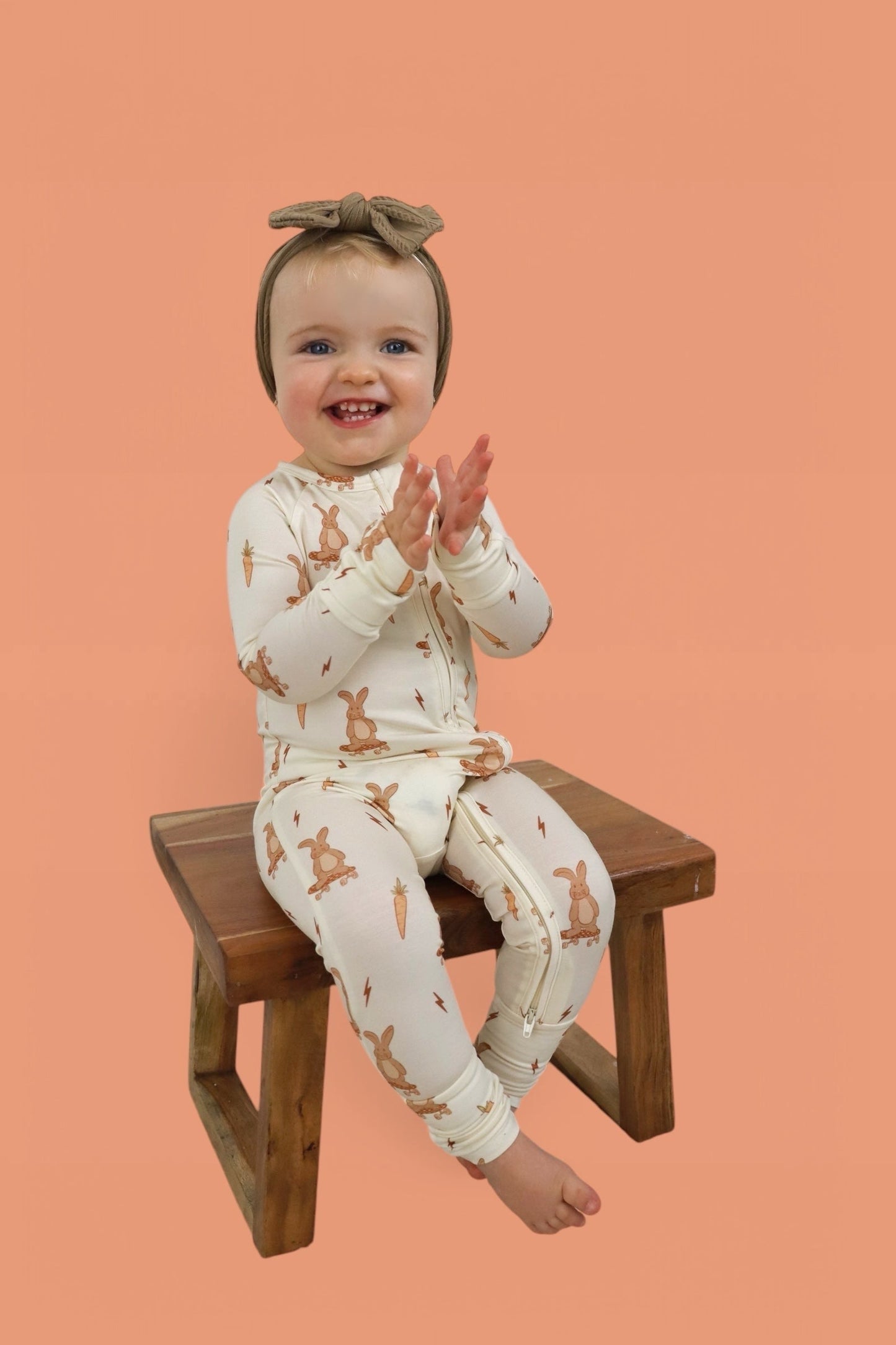 ROLLIN' RABBITS DREAM ROMPER