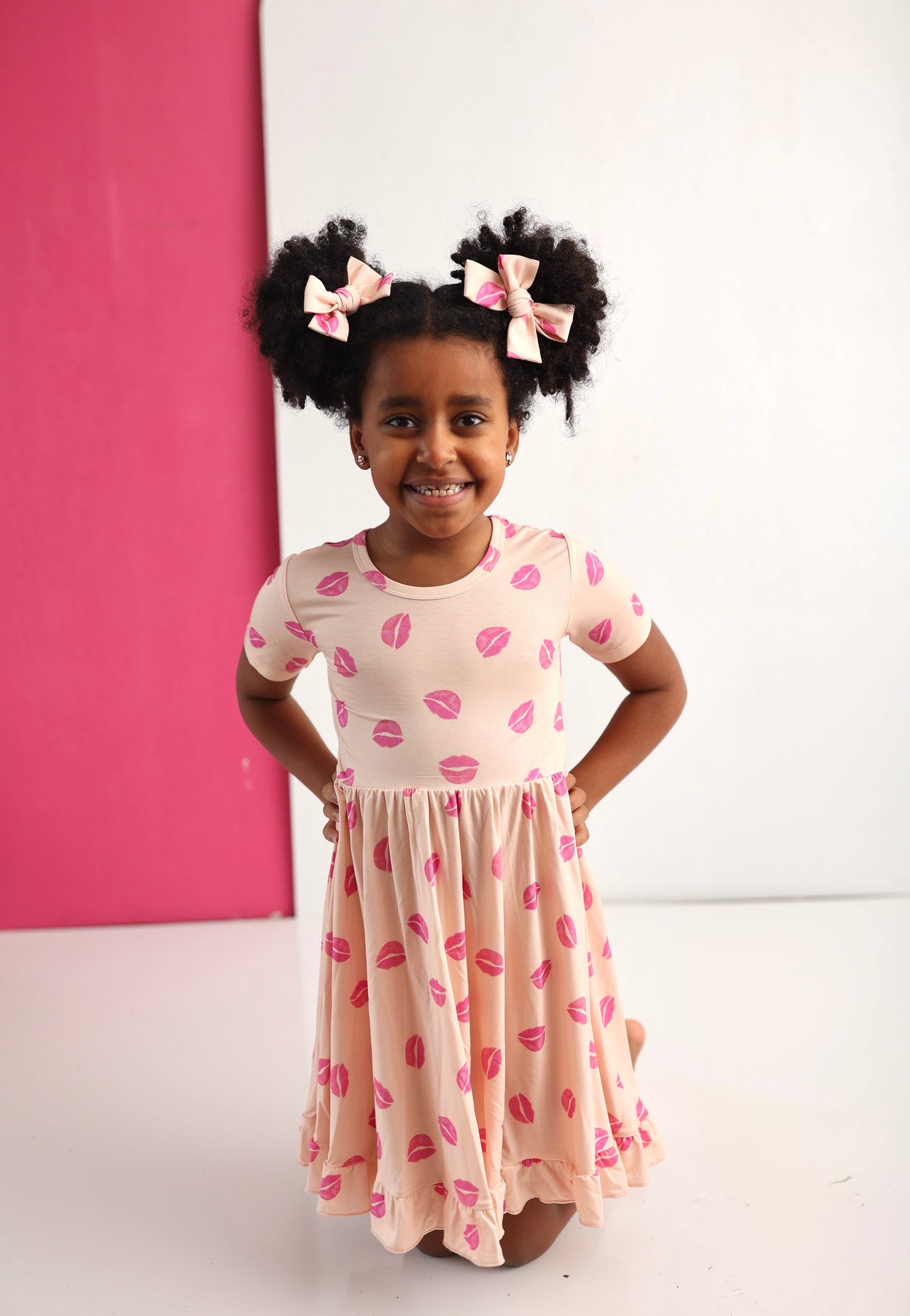 PUCKER UP DREAM RUFFLE DRESS