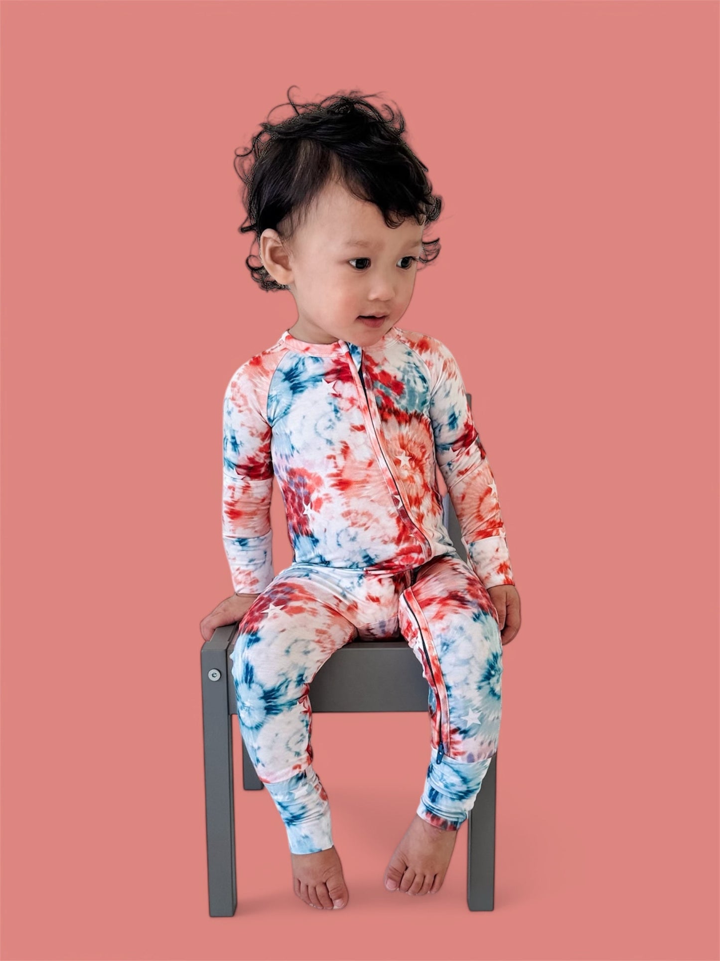 STARRY TIE DYE DREAM ROMPER