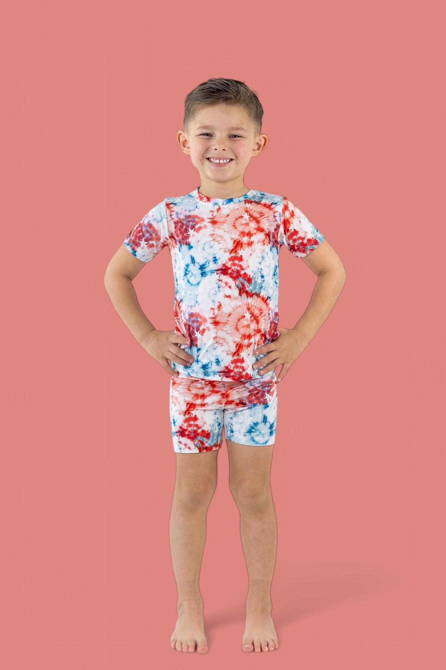 STARRY TIE DYE DREAM SHORT SET